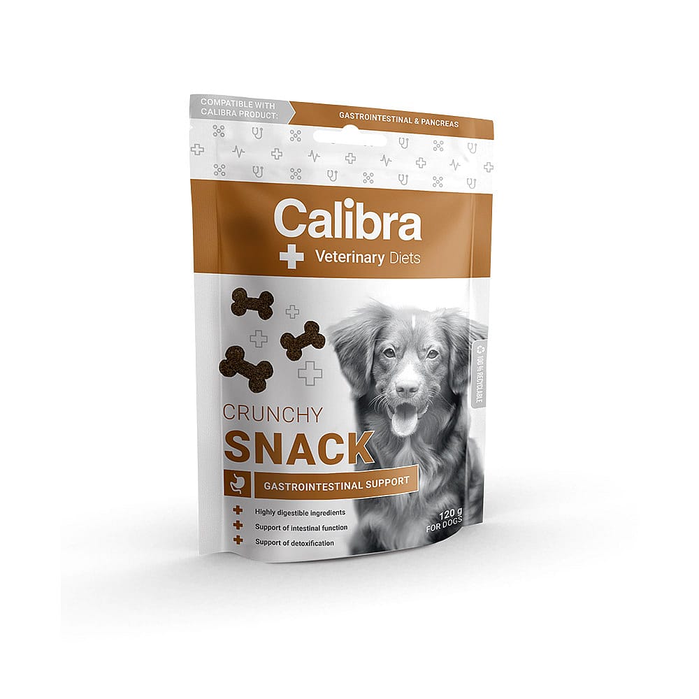 Calibra Veterinary Diets Gastro Intestinal Support Crunchy Snack 120 gram | 13938