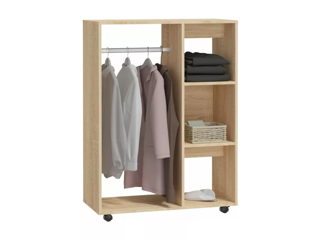 Garde-robe Chêne sonoma 80x40x110 cm Bois d’ingénierie