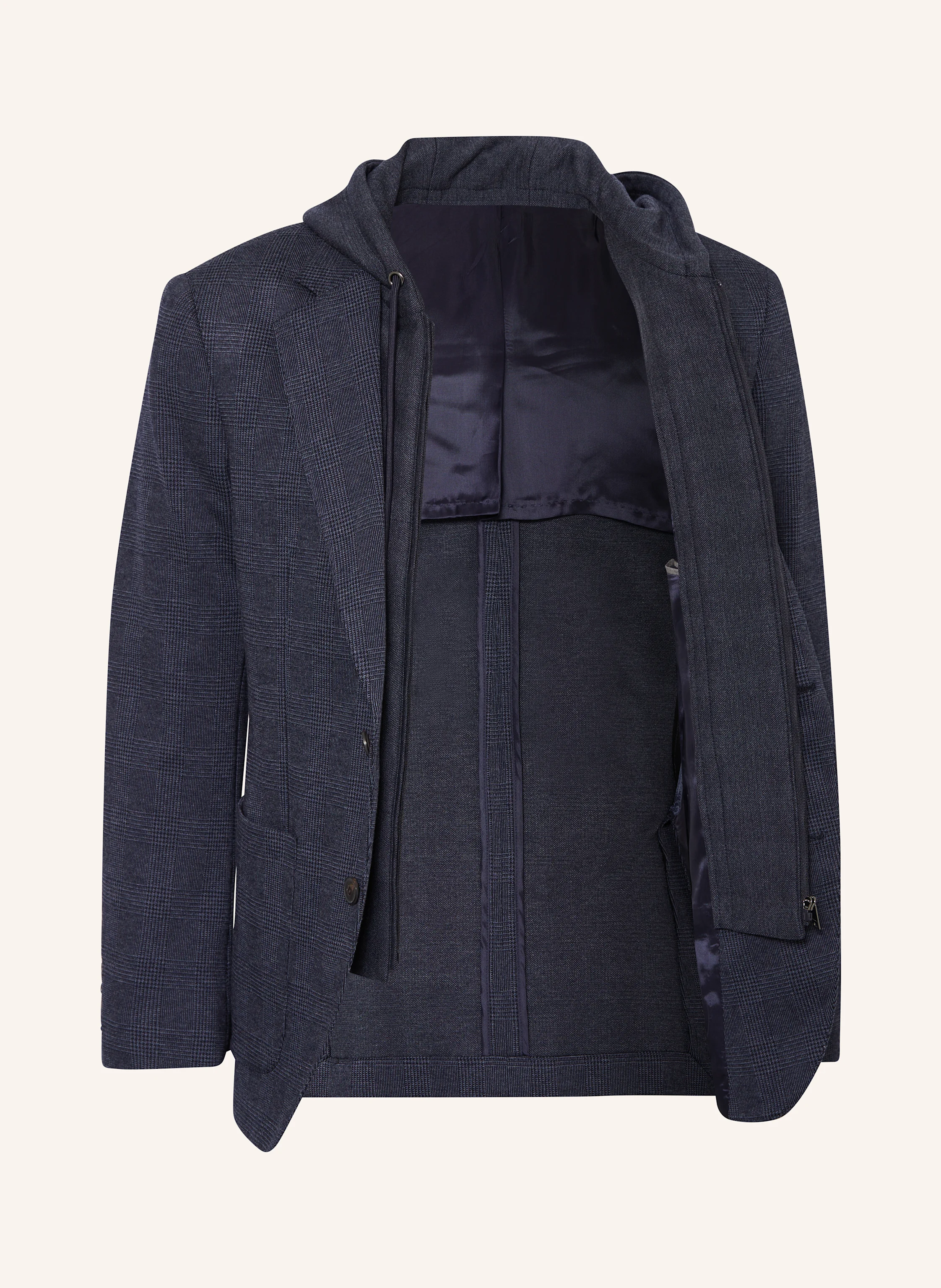 HACKETT LONDON Flanellsakko Extra Slim Fit mit herausnehmbarer Blende