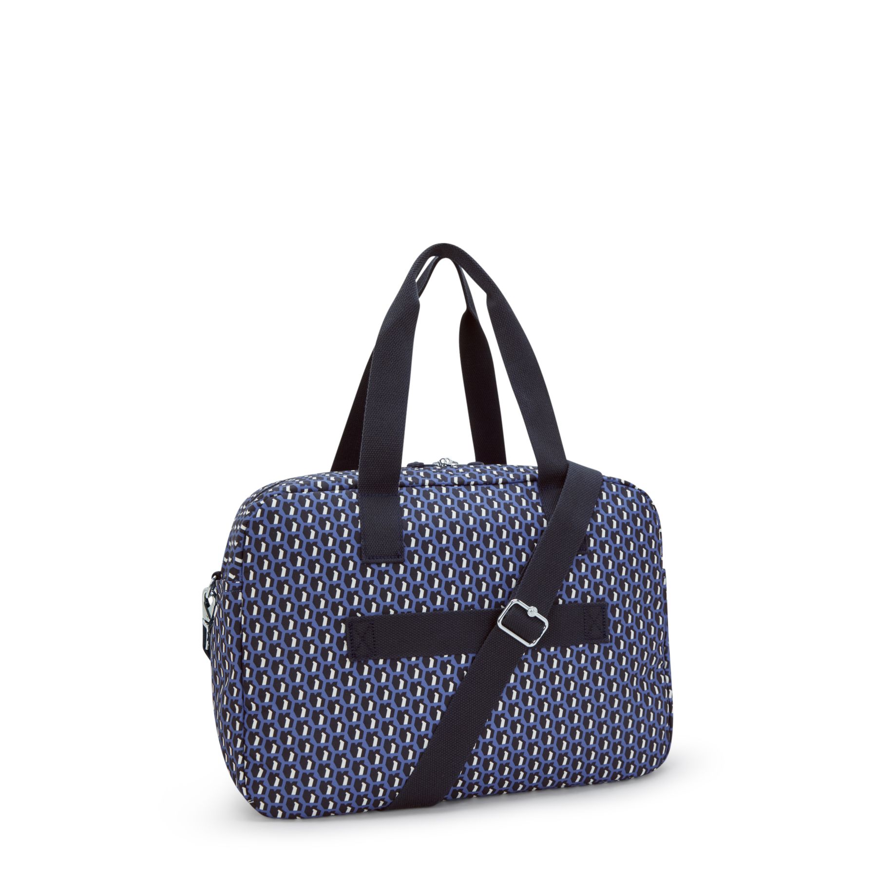 DEFEA XL Sac de voyage de taille moyenne pour le week-end avec compartiment pour ordinateur portable - 3D K Blue