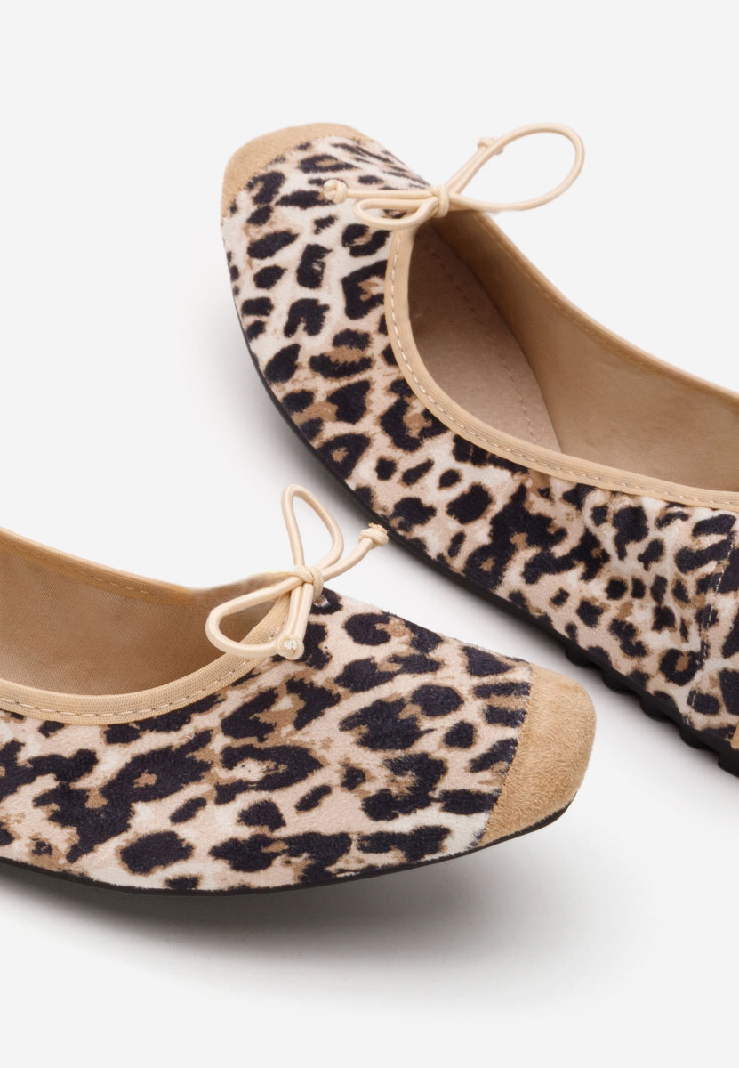 Ballerines femme leopard Amania