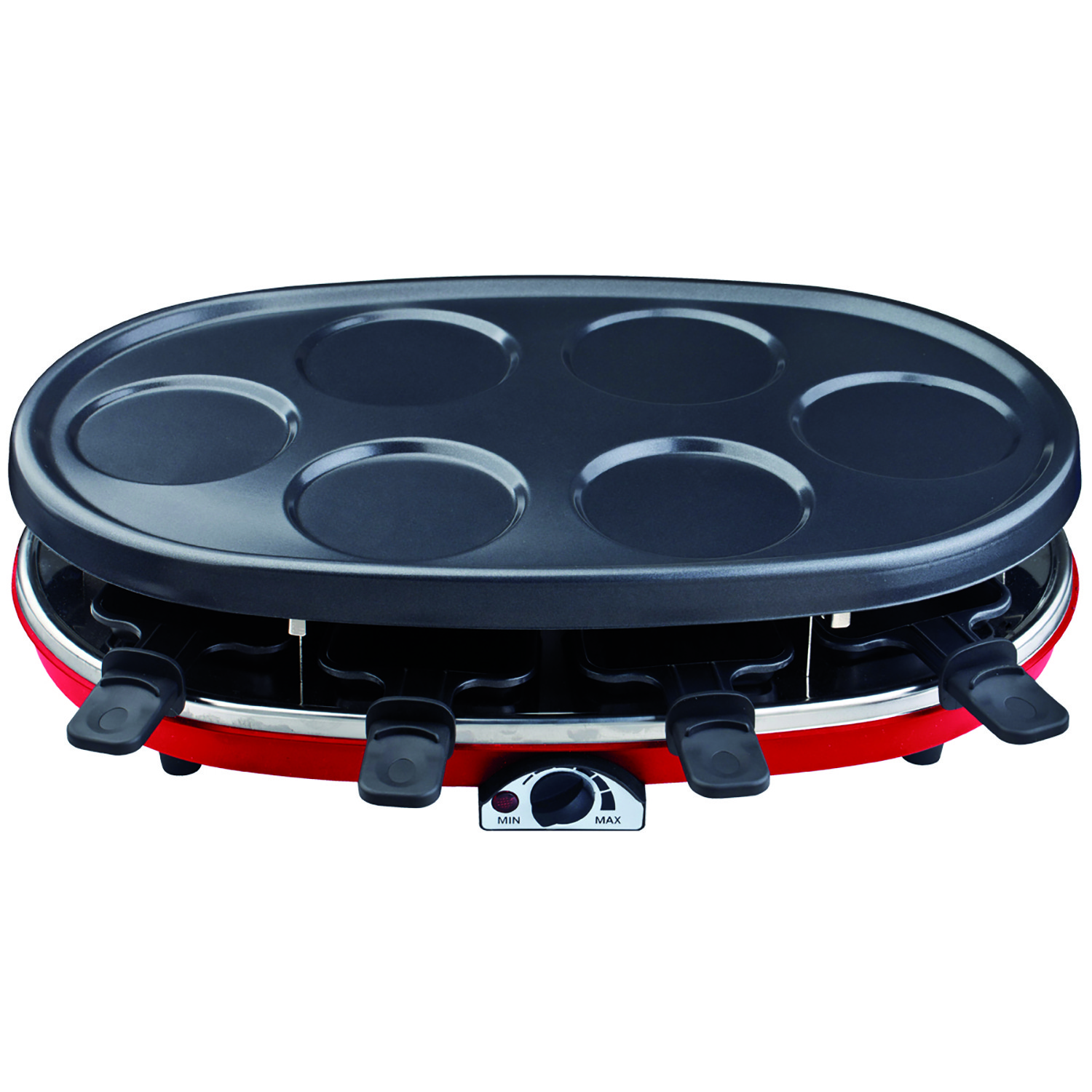 Hkoenig APPAREIL A RACLETTE 4 EN 1 RACLETTE CREPIERE  GRILL PIERRE A GRILLER RP418 H.KOENIG 1500W