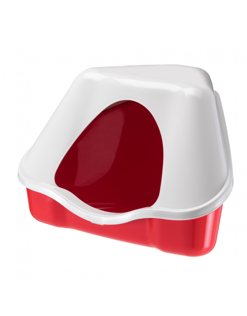 Ferplast Konijnentoilet Nora 3c - Dierenverblijf - 50x34x22 cm Assorti