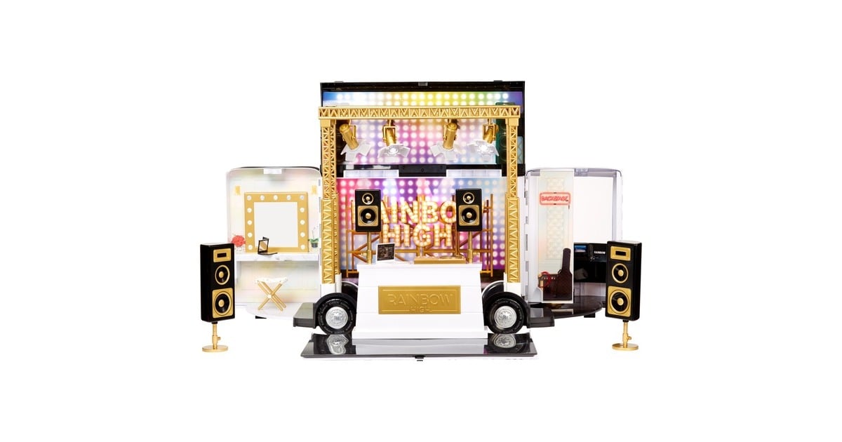 MGA EntertainmentRainbow High - Rainbow Vision: Wereldtourneebus en podium Poppenwagen