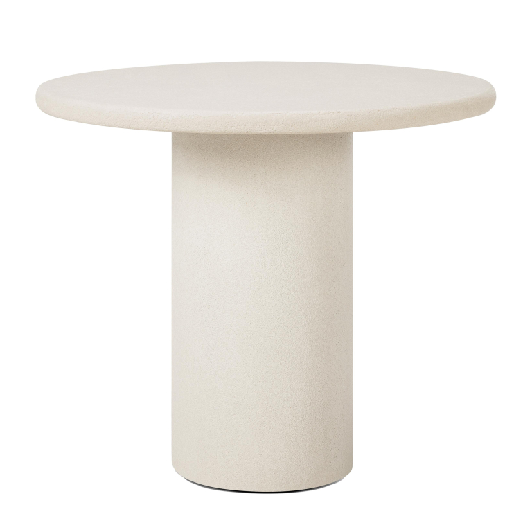 Ethnicraft Elements eettafel Ø90 off white