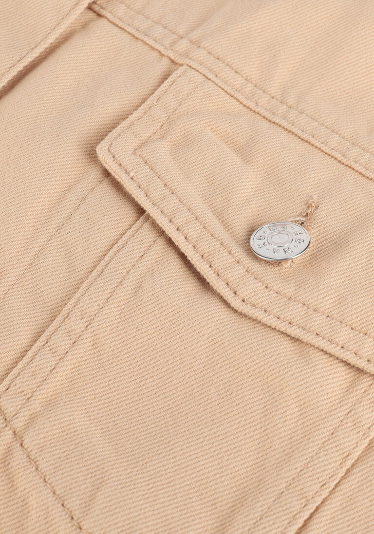 NA-KD beige na-kd gilet oversized denim vest