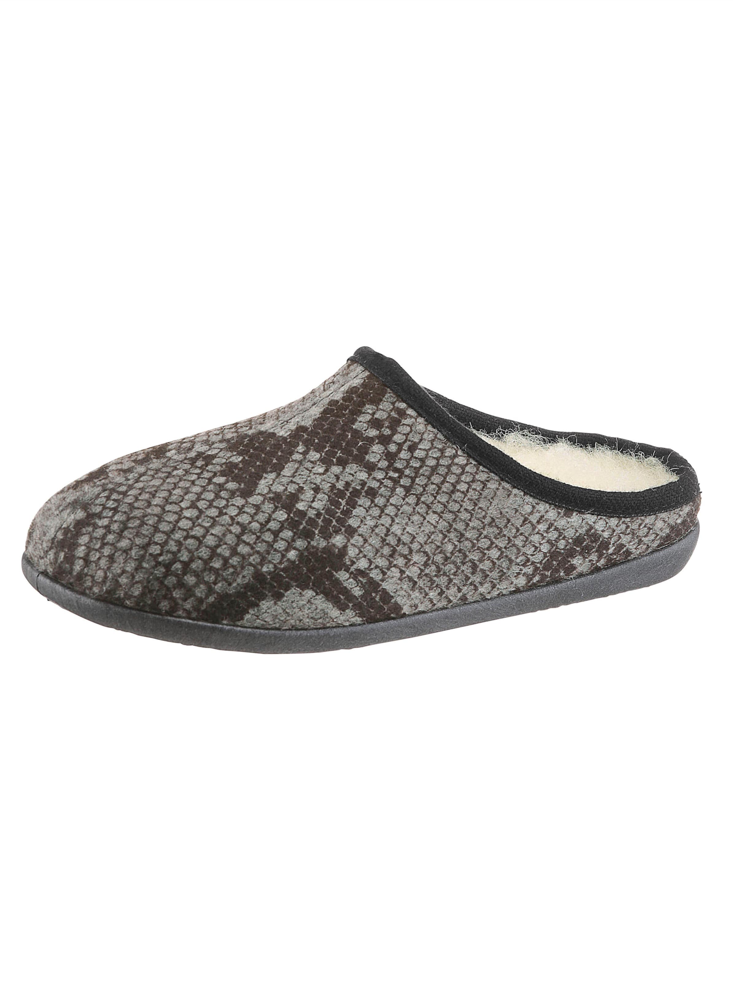 Landgraf Pantoffel in schwarz