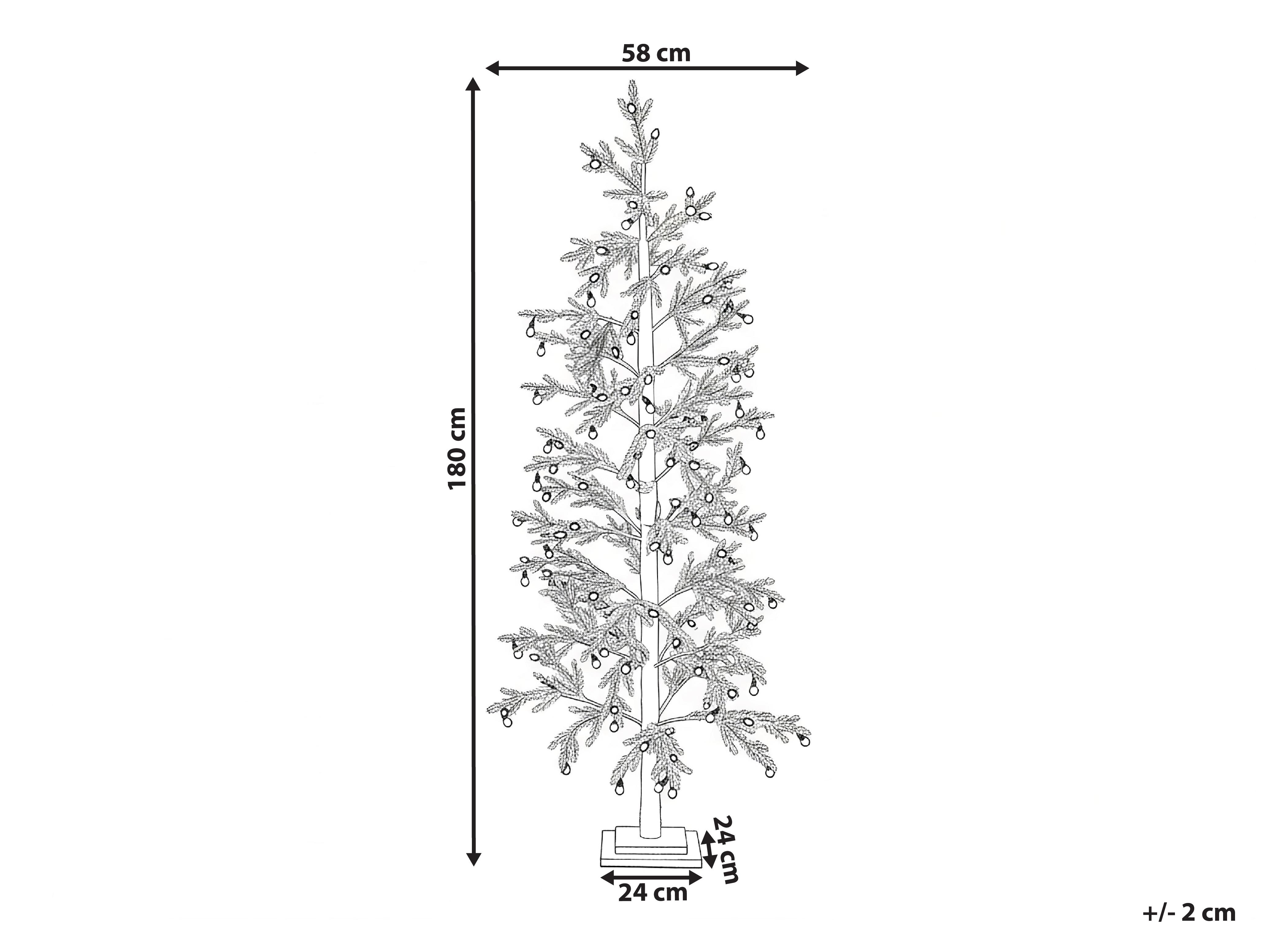 Buitendecoratie LED TORSA Boom 180 cm Groen