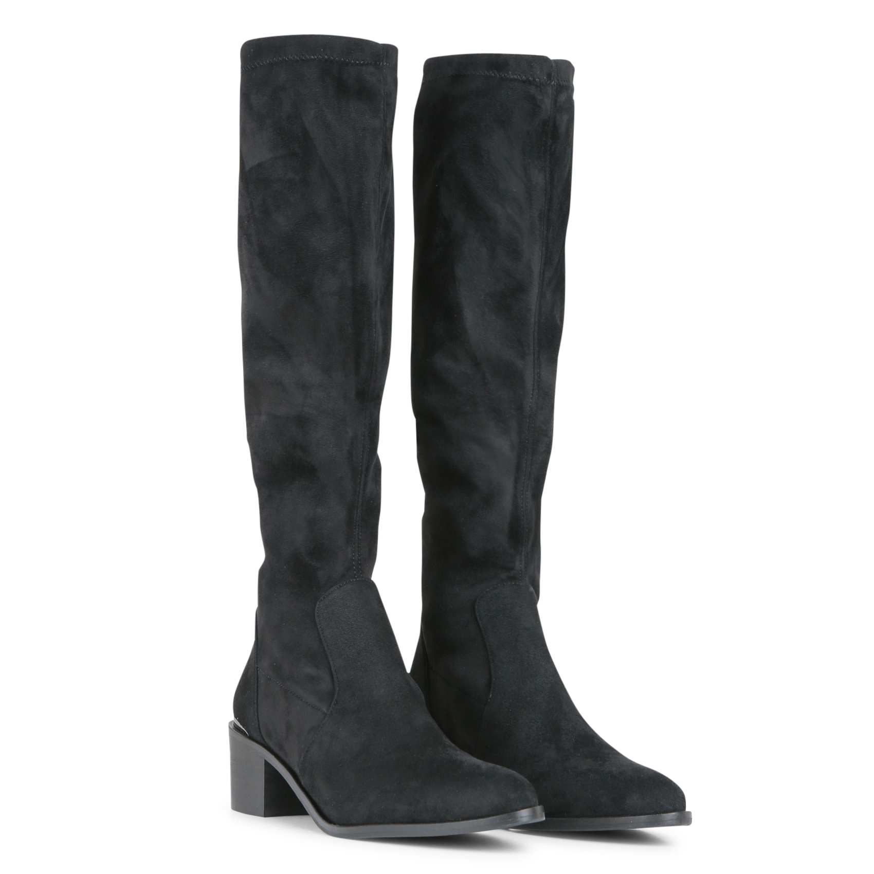 JOLIE - Bottes en cuir mélangé | Noir