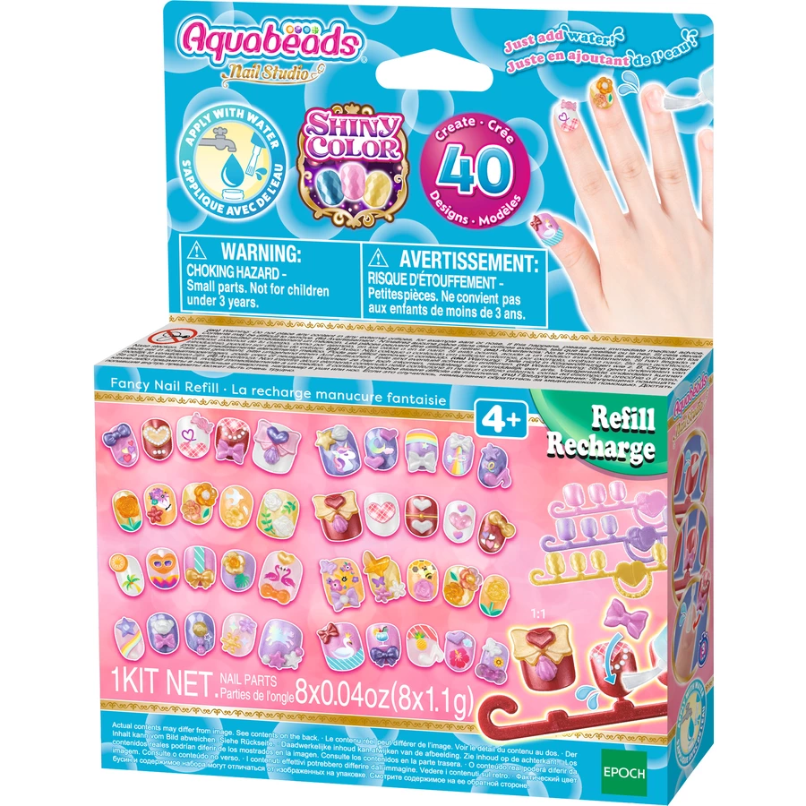 Aquabeads® Fingernägel Nachfüllset Gelb-Pink