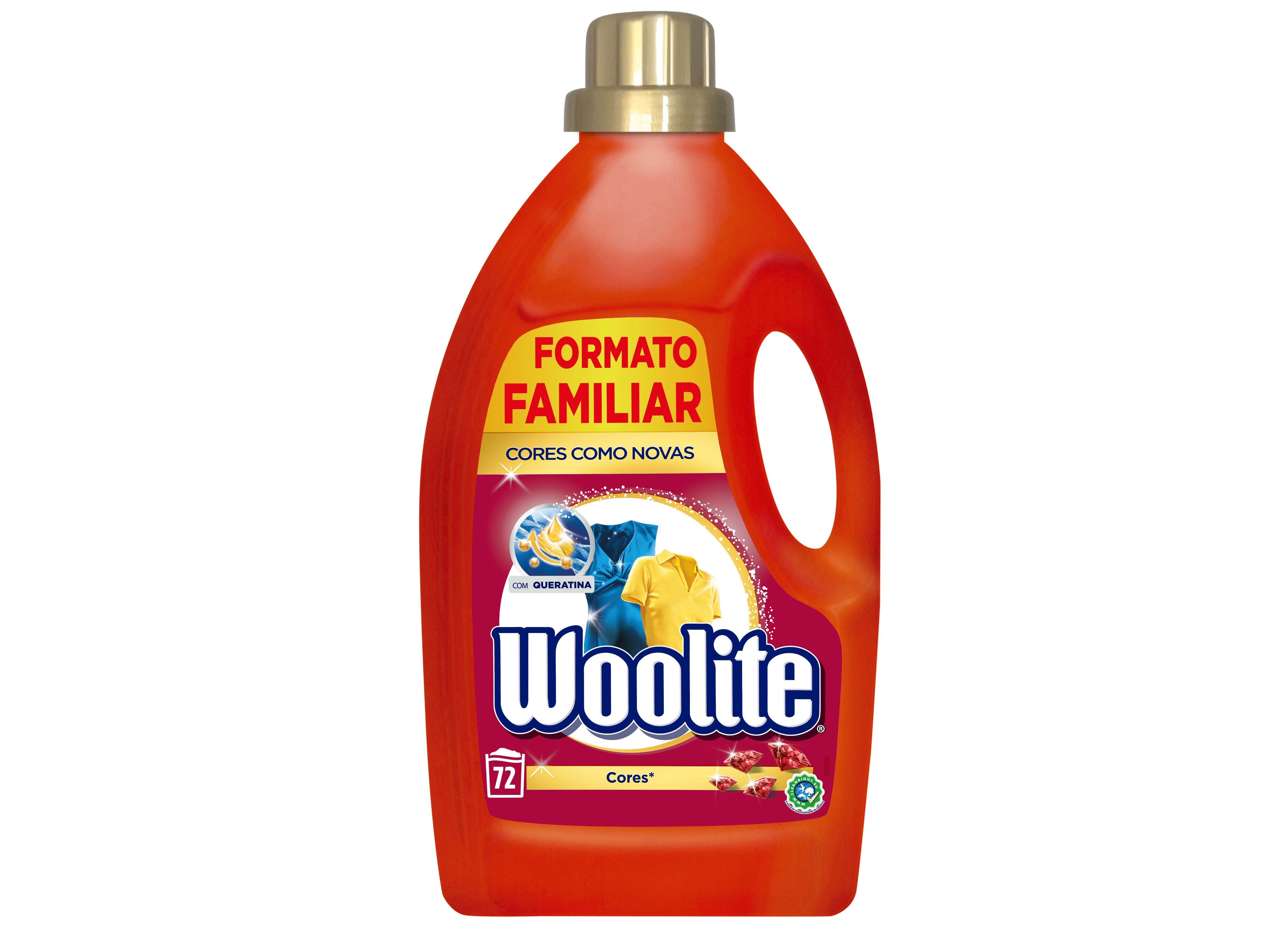 DETERGENTE ROUPA LIQUIDO WOOLITE CORES 72DOSES