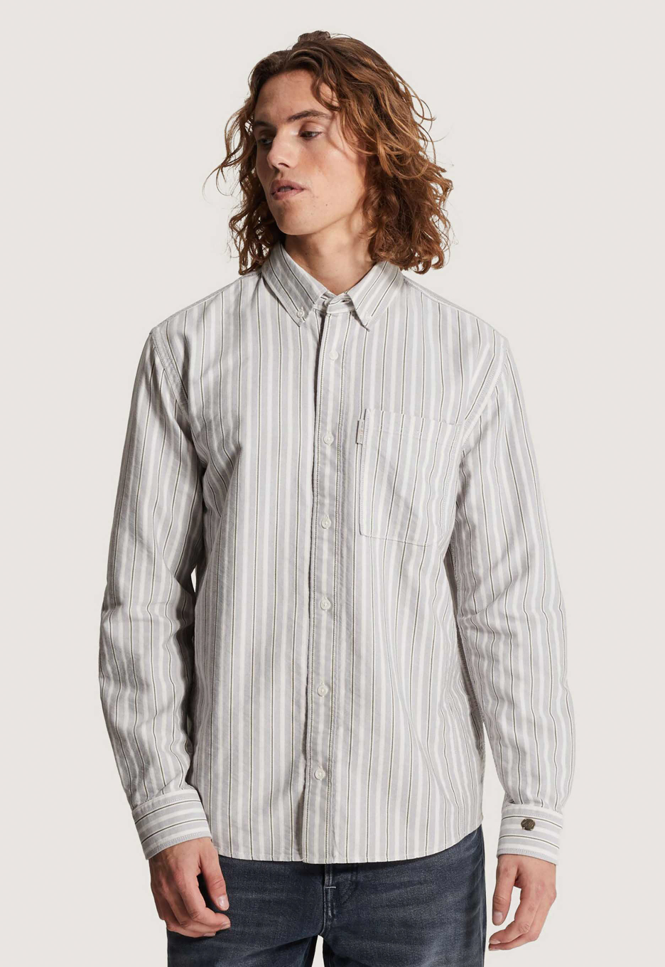 Cast Iron Oxford Stripe Overhemd