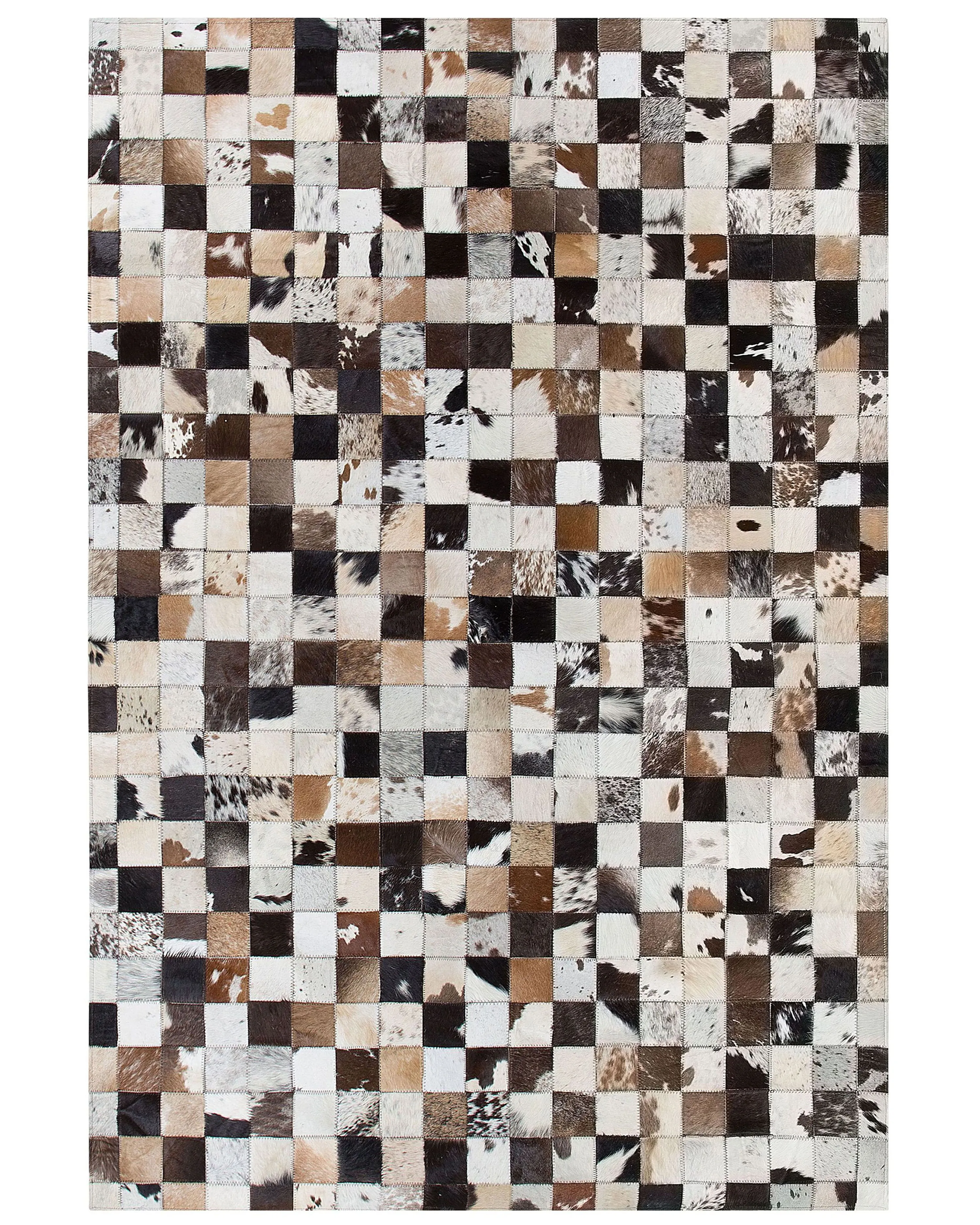 Vloerkleed CERLI Wit 160 x 230 cm Leer