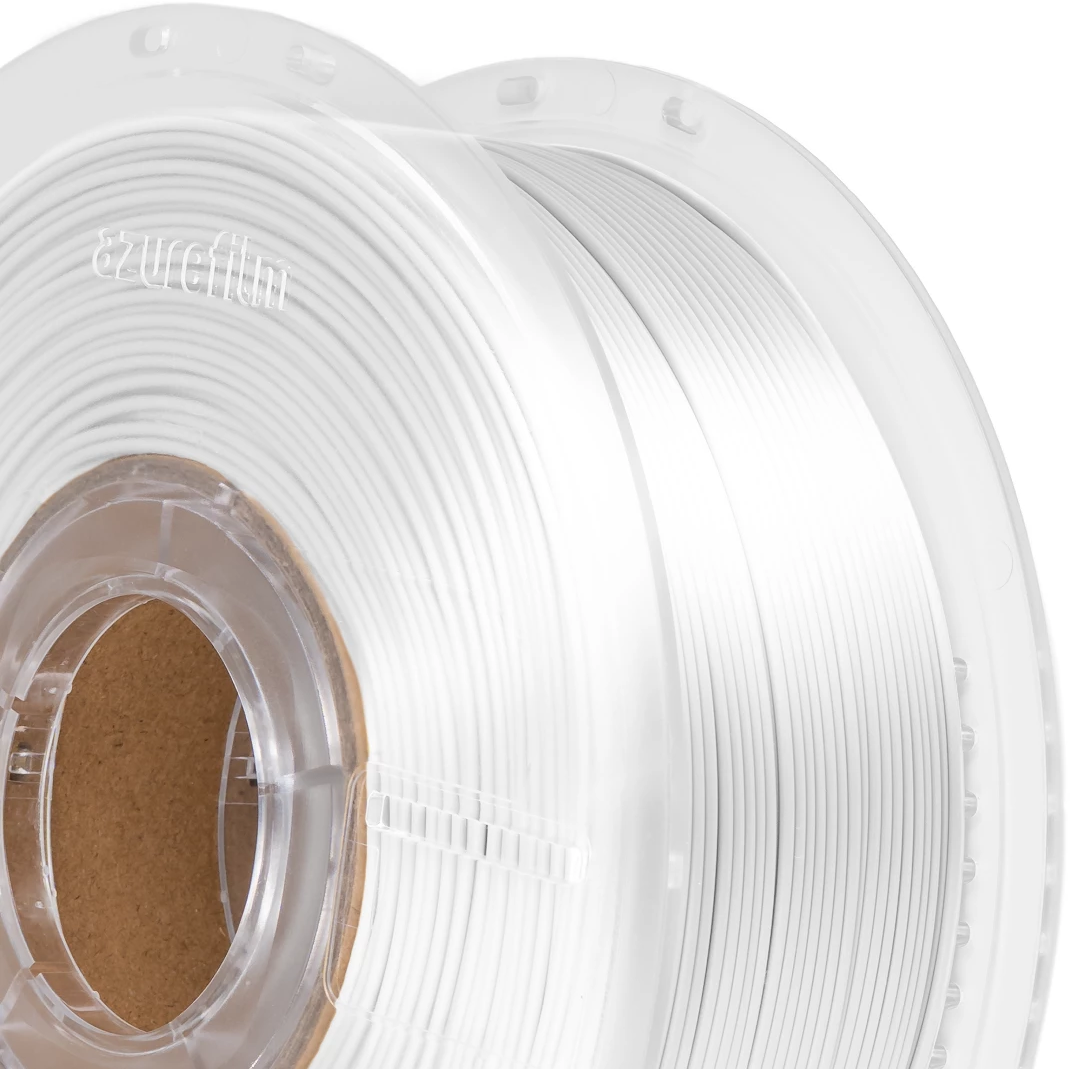 AzureFilm  PLA Silk White, 1,75 mm / 1000 g    PLA-Material mit seidigem Finish