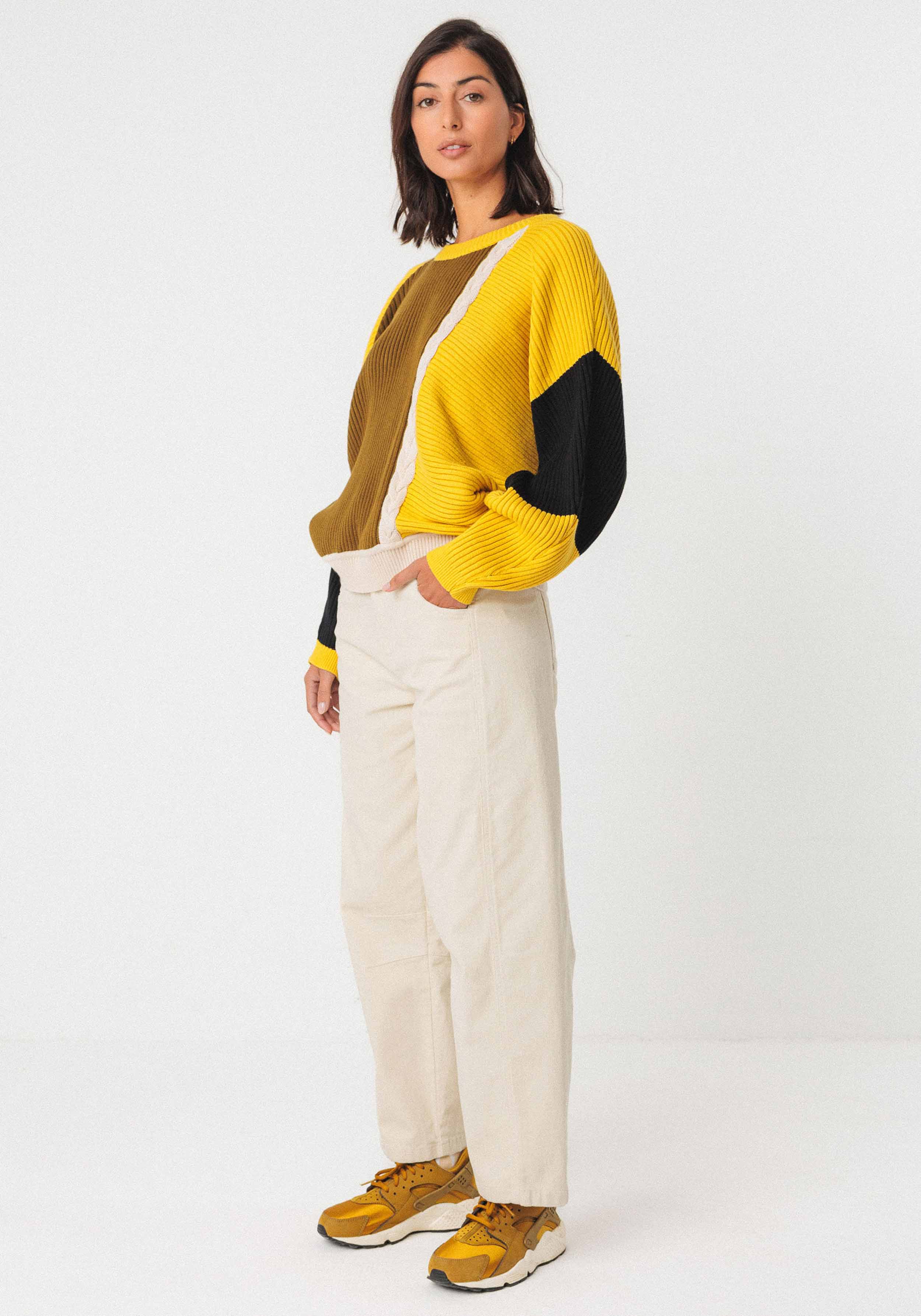 SKFK Pullover Balene Yellow