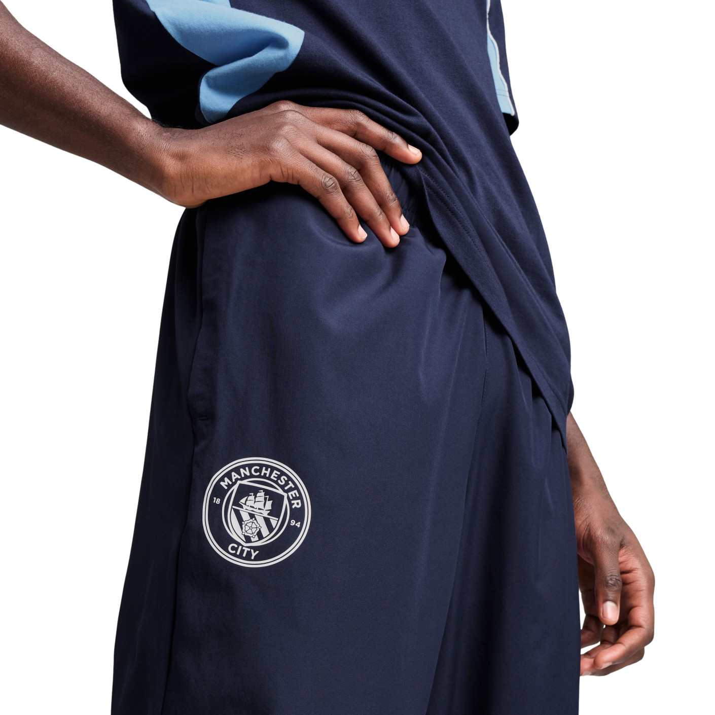 PUMA Manchester City ftblArchive Trainingspak Full-Zip 2024-2025 Donkerblauw Blauw