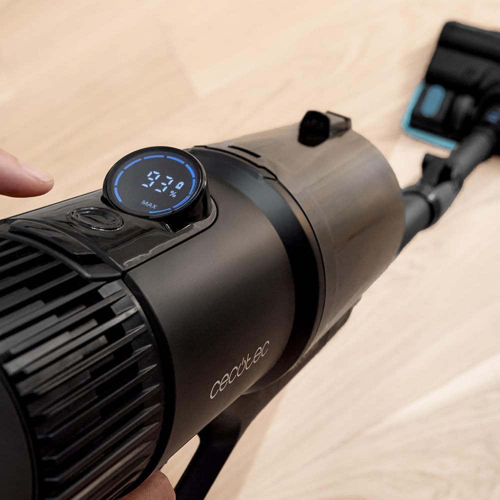 Cecotec Kabelloser Stielstaubsauger Conga Rockstar 6500 Century ErgoWet Animal. 4-in-1, 630W, 30 kPa und 100 Minuten Autonomie, Jalisco-Bürste mit 200AW, Wasserbehälter und Zubehör für Tiere