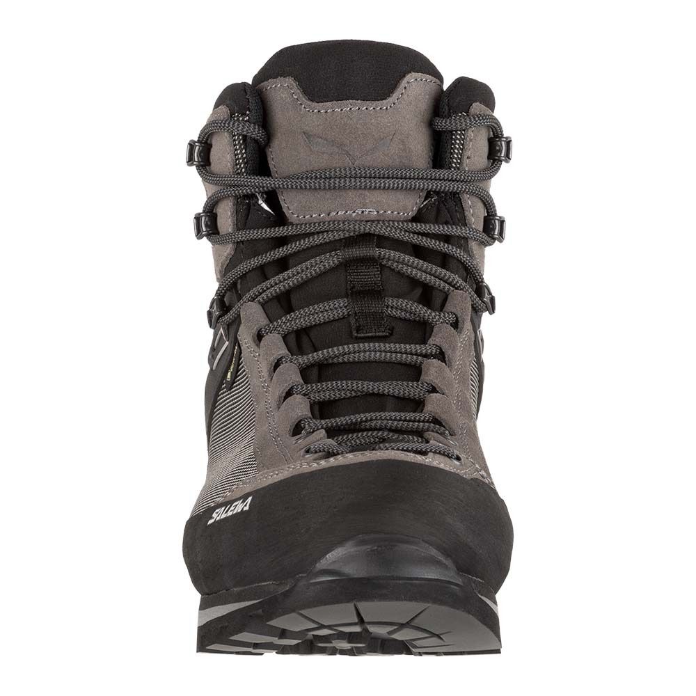 Salewa MS CROW GTX - Chaussures alpinisme Homme wallnut/fluo orange