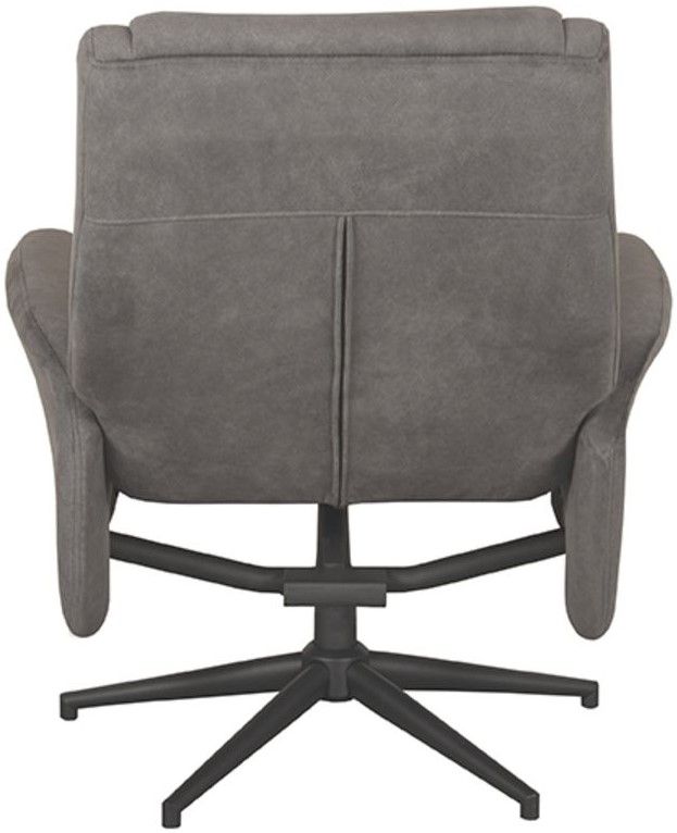 Relaxfauteuil Antraciet Cosmo CH-73.023 Bergen B77 x D76 x H105 cm