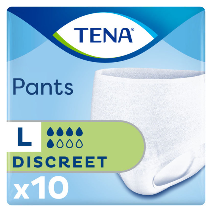 TENA Pants Discreet buksebleie str. L 10 stk