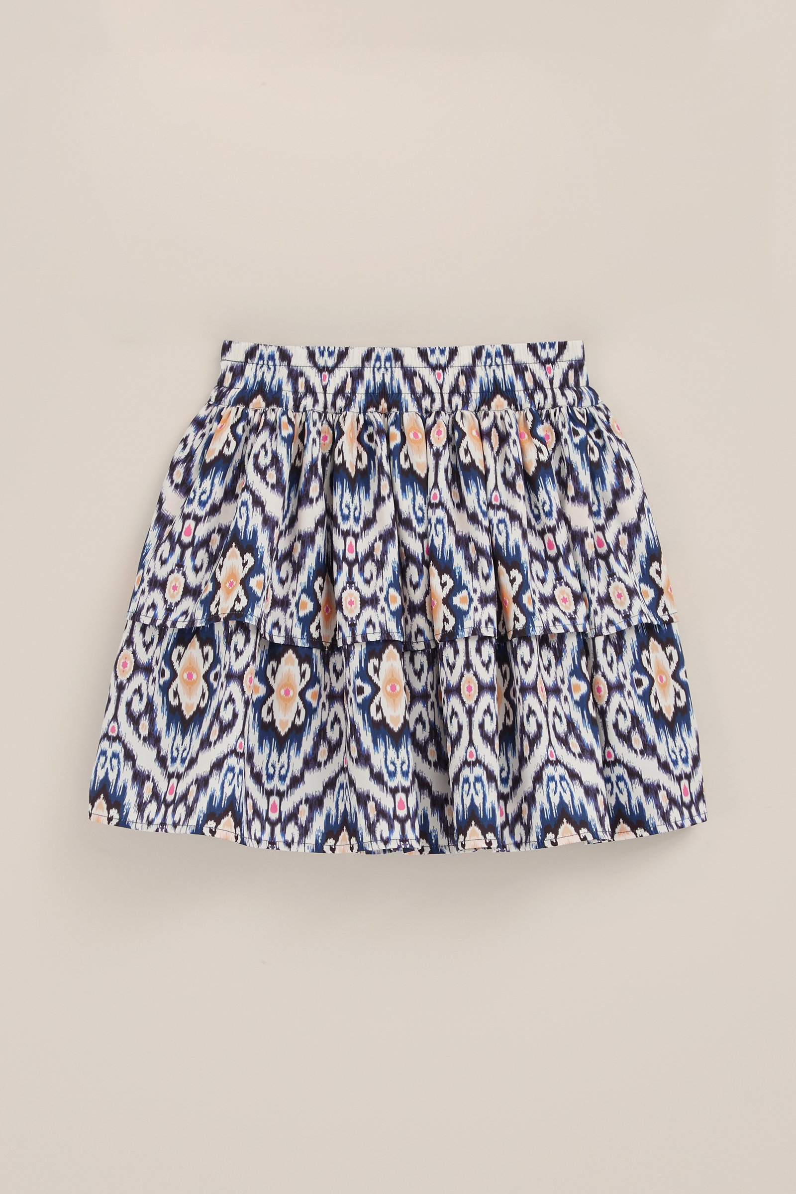 Meisjes rok met dessin WE Fashion Donkerblauw