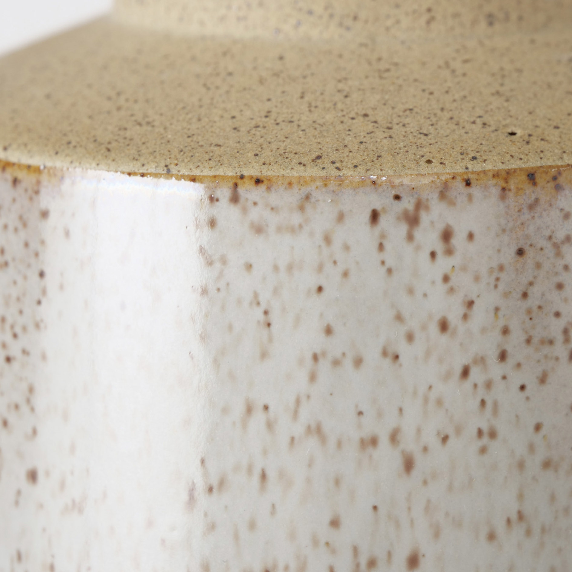 Vase - creme-beige - Steingut