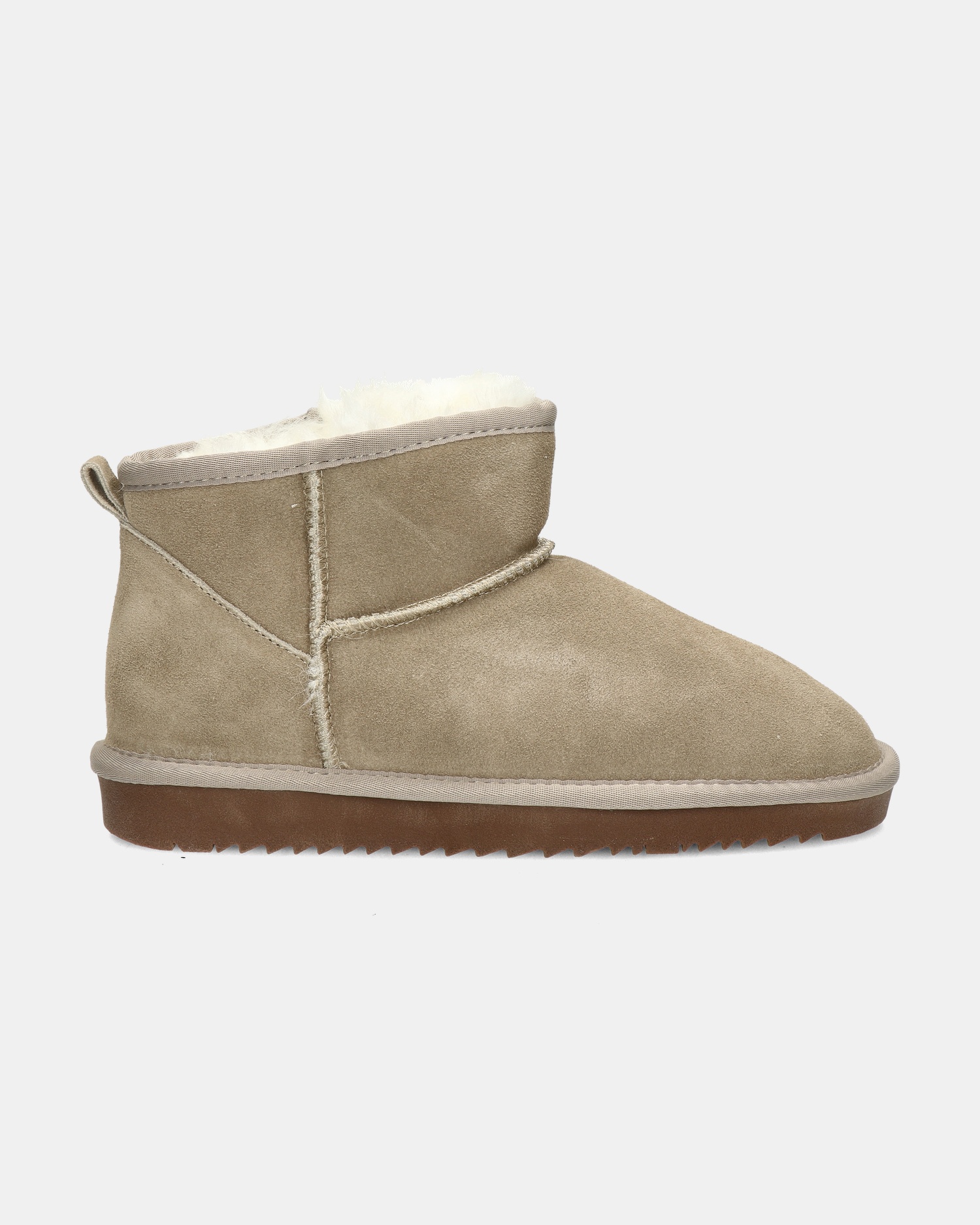 PS Poelman Gevoerde boots  - beige