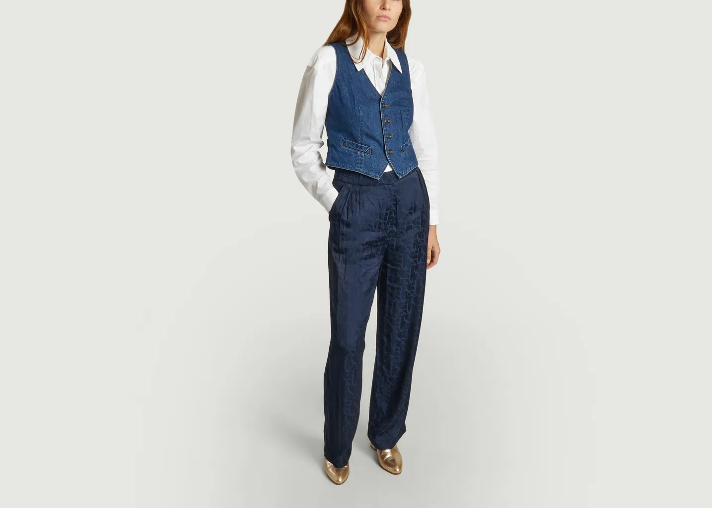 Gilet de tailleur denim Polo Ralph Lauren