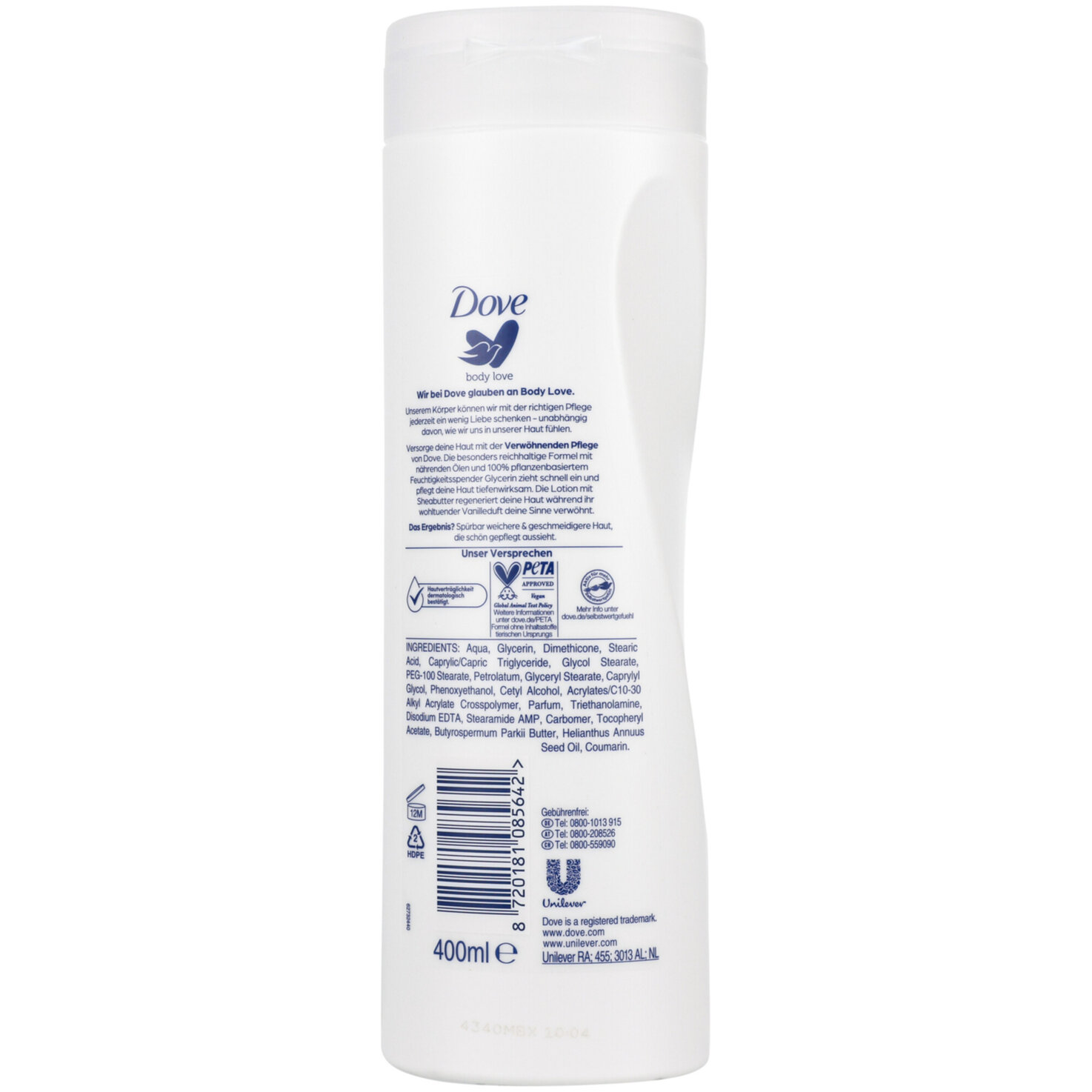 Dove Body Lotion Shea Butter