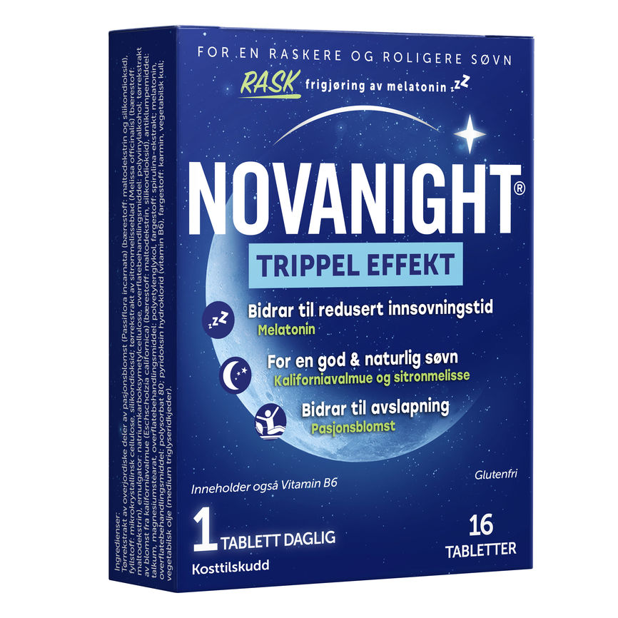 Novanight tabletter 16 stk