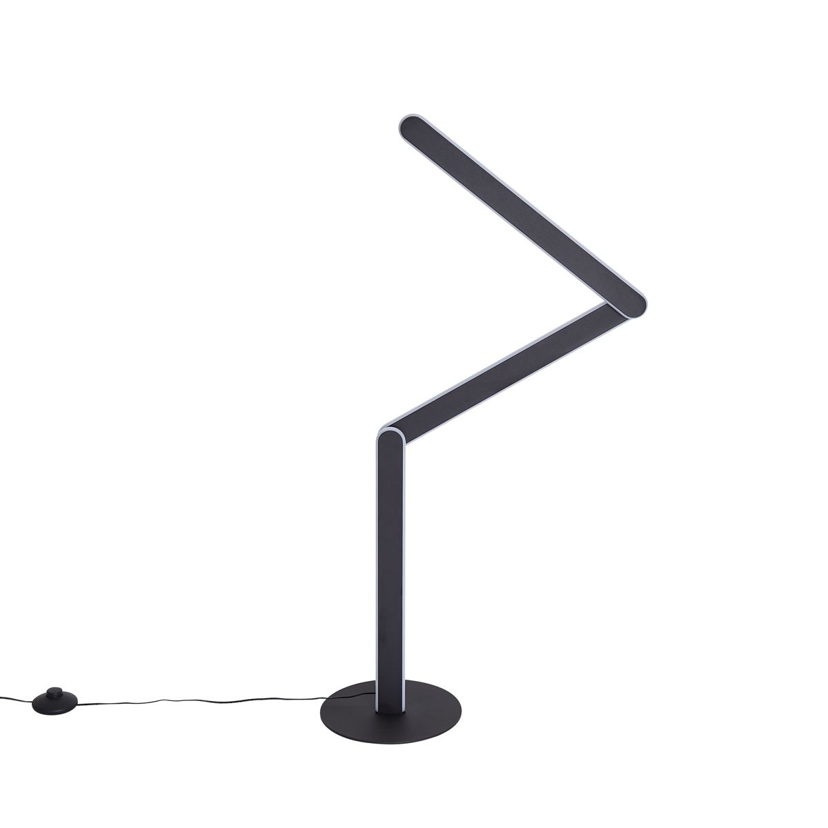 Design vloerlamp zwart incl. LED 3-staps dimbaar - Gate