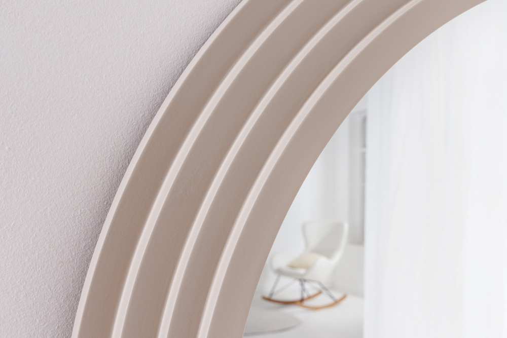 Design Wandspiegel ART DECO 160cm greige