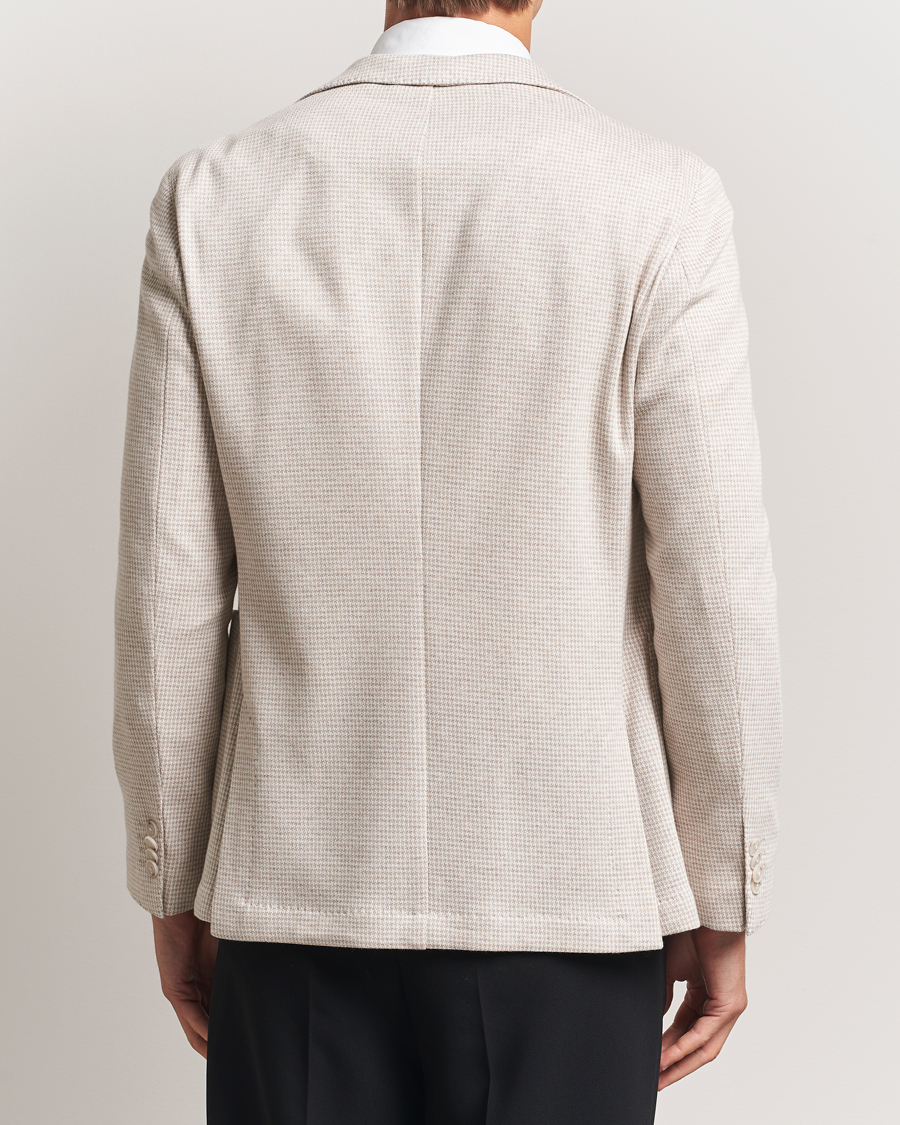 BOSS BLACK Hanry Cotton Pepita Blazer Medium Beige
