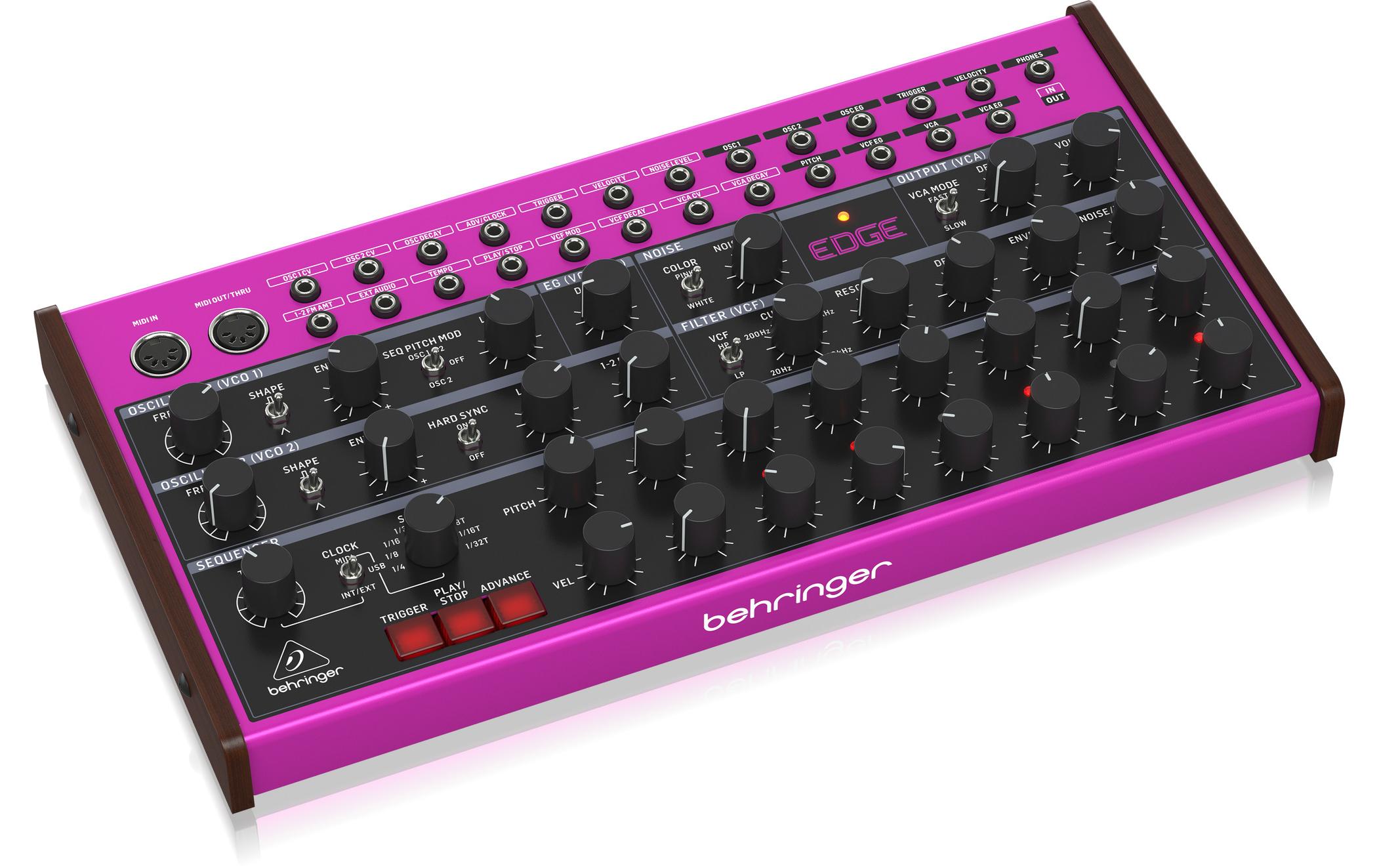 Synthesizer Edge<br>Semimodularer analoger Percussion-Synthesizer