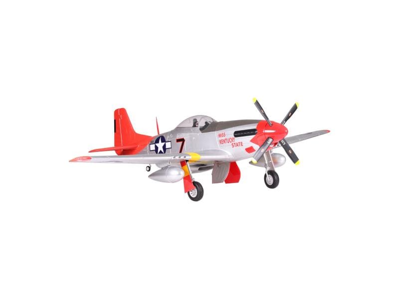 FMS Warbird P-51D Mustang Red Tail 1700 mm PNP P-51D Mustang Warbird mit Einziehfahrwerk und Brushless Antrieb