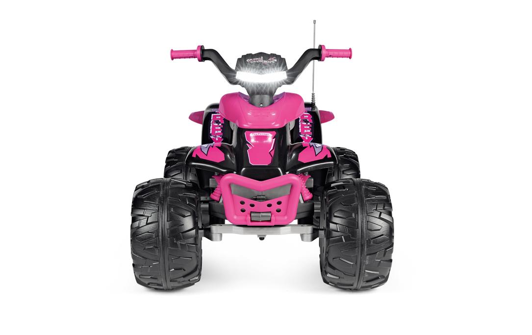 Quad Corral T-Rex 330W 12 V Pink<br>Elektrisches Kinderquad mit Licht und Sound