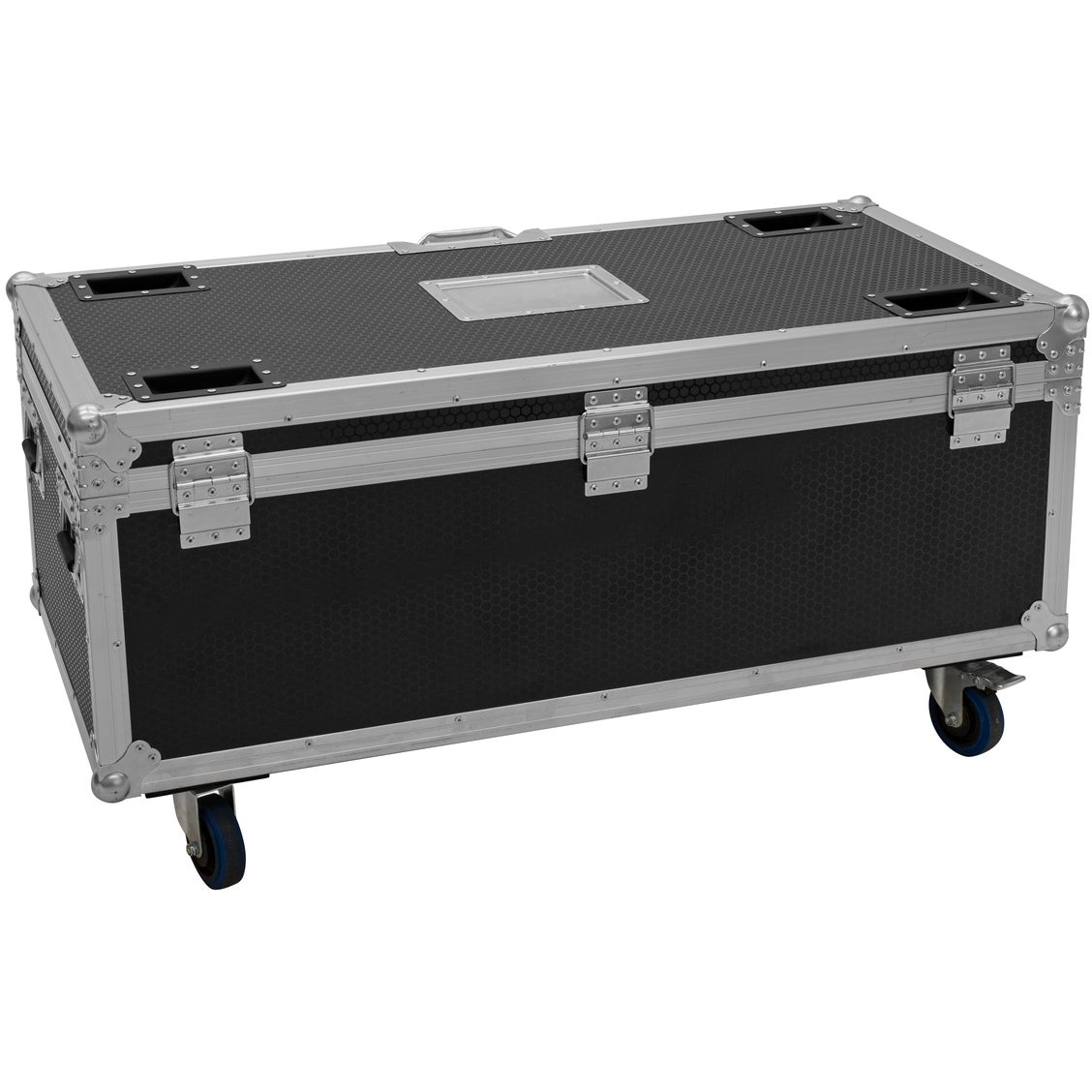 Roadinger Flightcase 4x AKKU Multiflood IP 18x10W RGBW Wash CRMX met laadfunctie