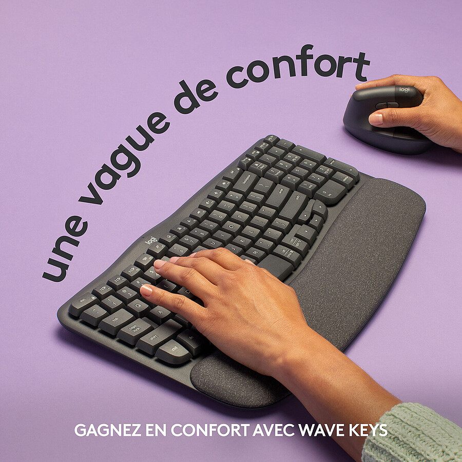 Logitech Wave Keys - Graphite