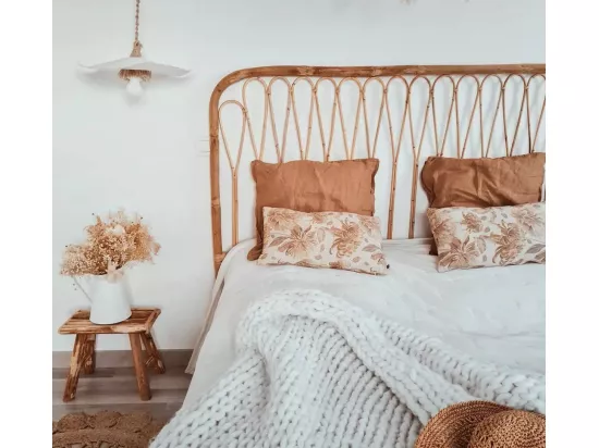 Tête de lit en rotin Rattan