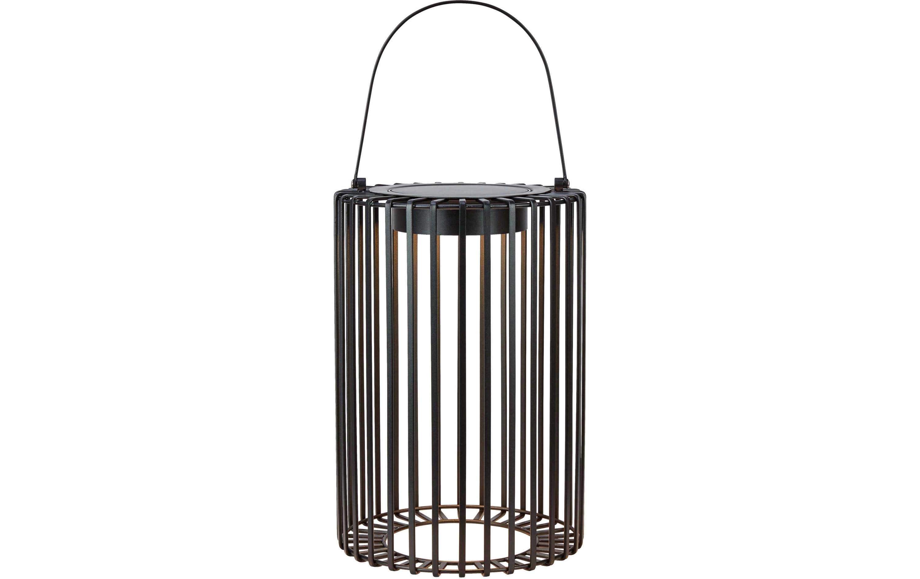 Laterne Cavia Schwarz, IP 44<br>Solar Laterne
