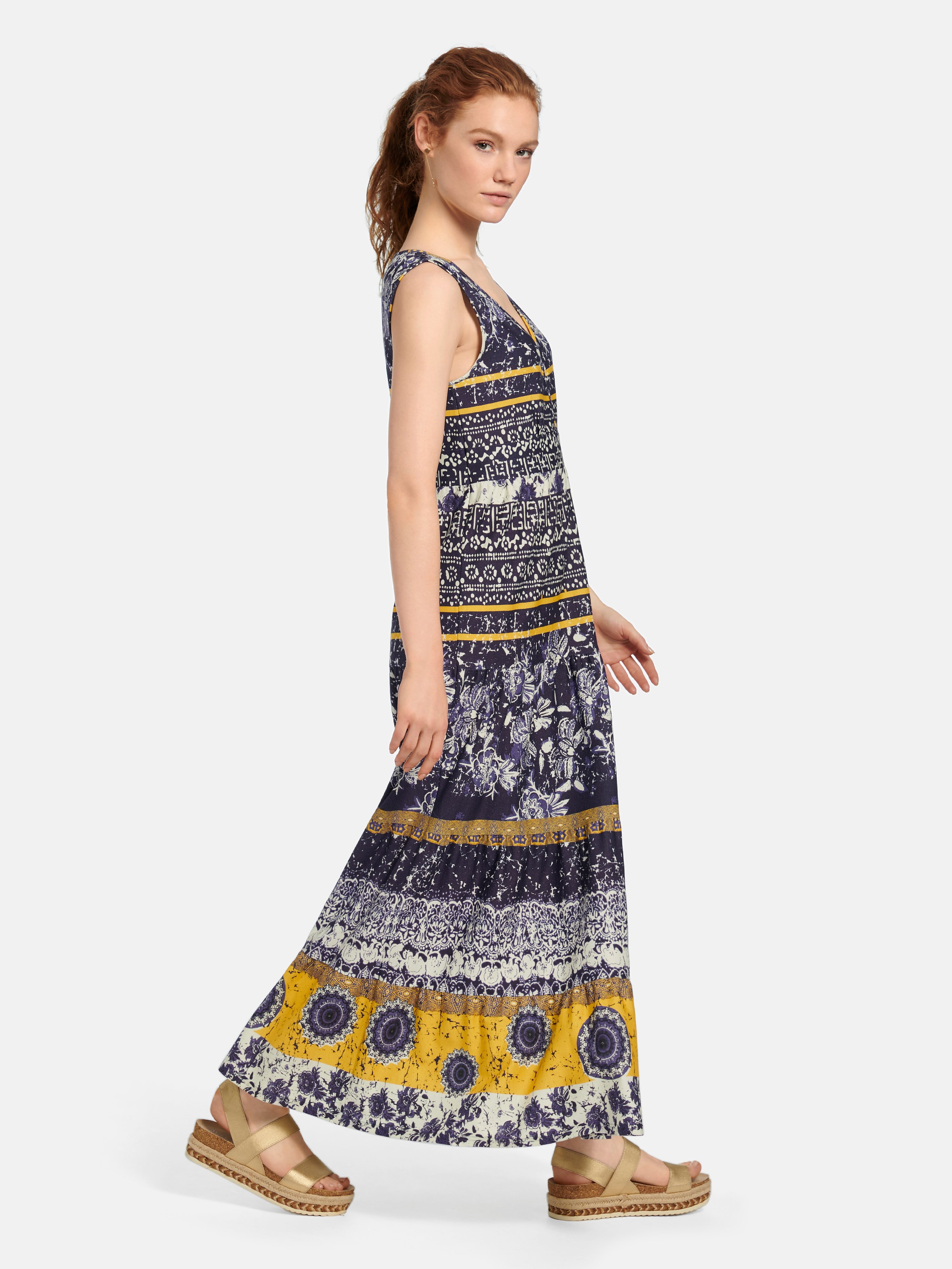 Ärmelloses Jersey-Kleid