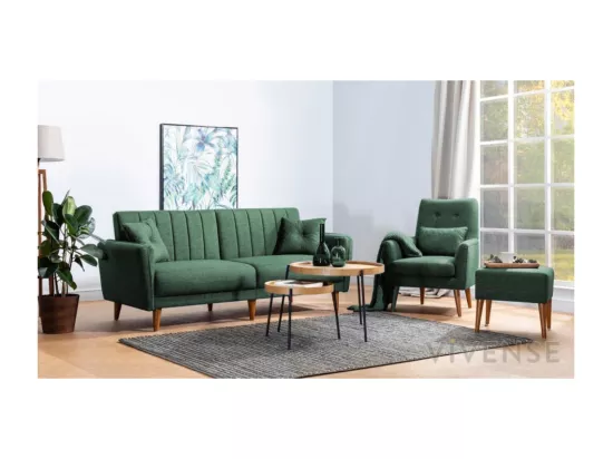 Canapé convertible AQUA VERT