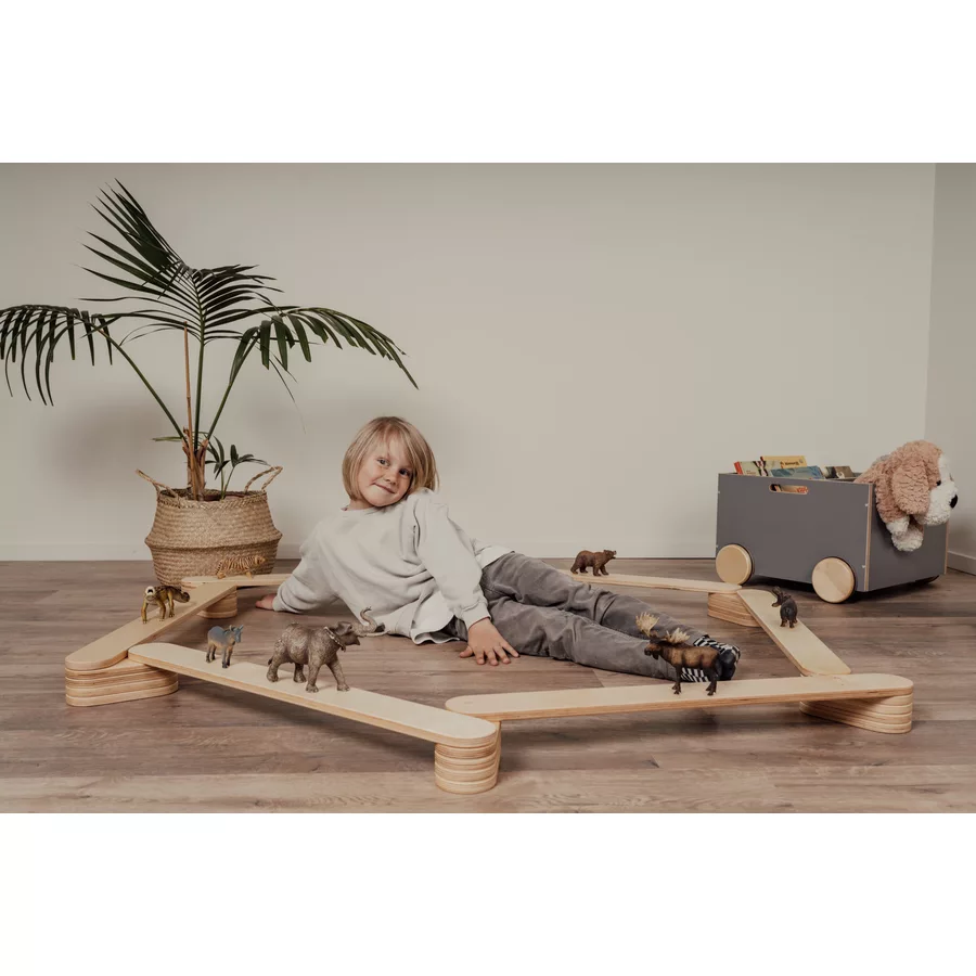 LEG & GO Schwebebalken 4er Set