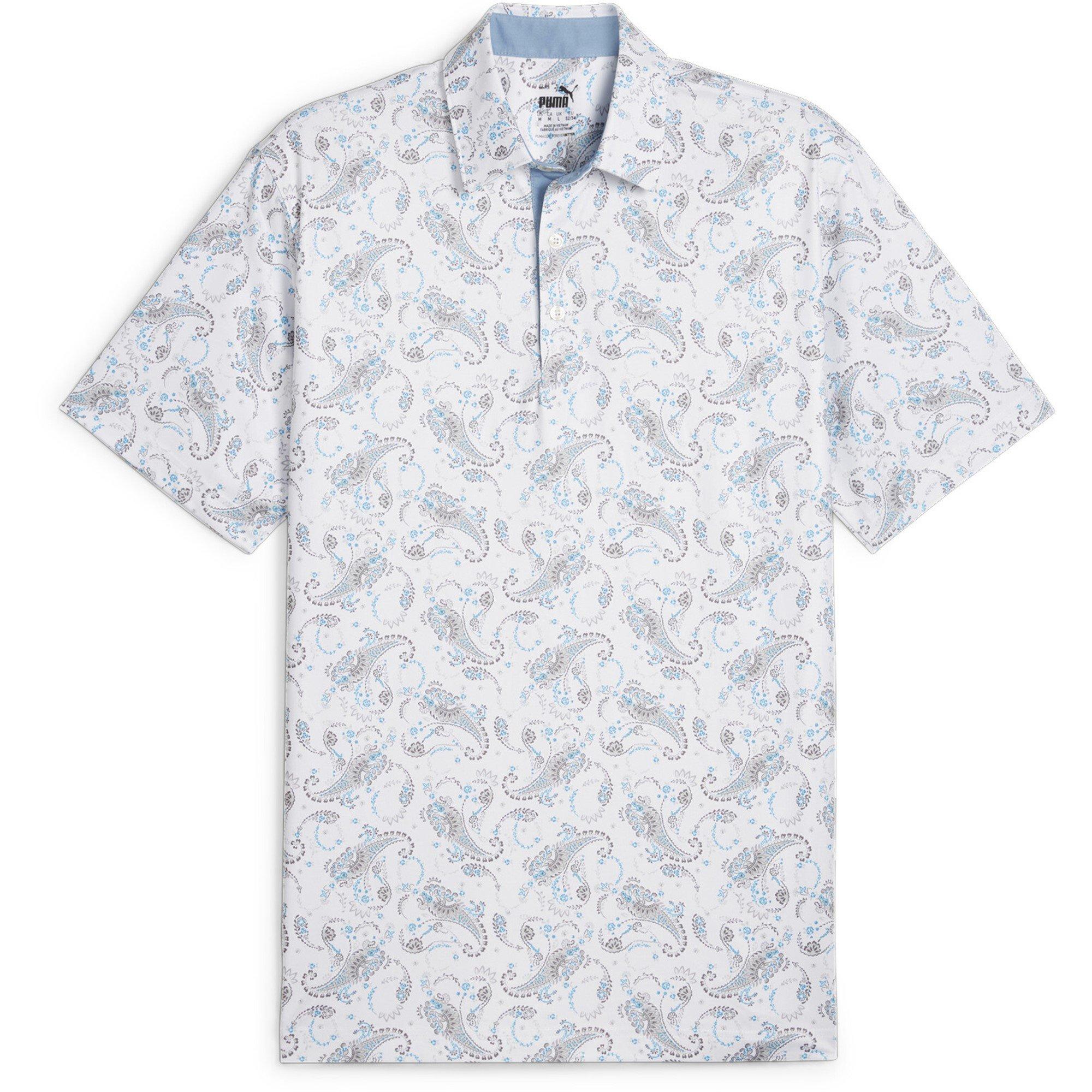 Puma Puma Cloudspun Paisley Polo Shirt Mens