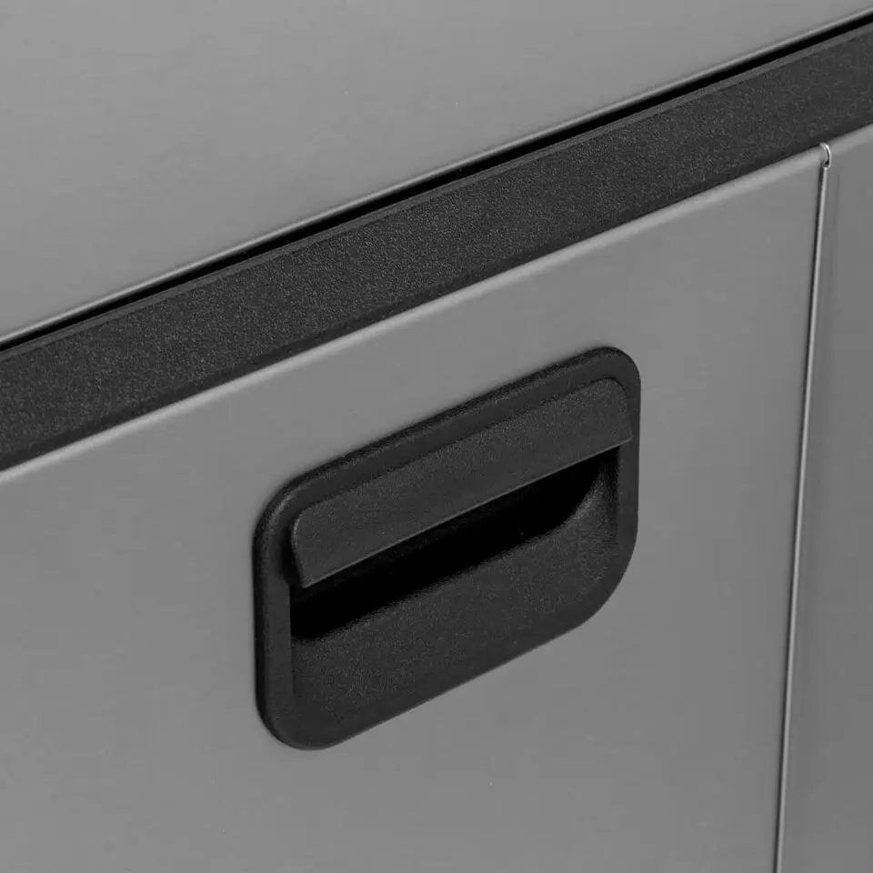 5Five Pedaalemmer Norvik - zilver - rvs - 30L - 36 x 30 x 61 cm