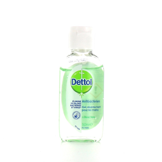 Dettol Gel Antibactérien Mains 50ml - Gel hydroalcoolique
