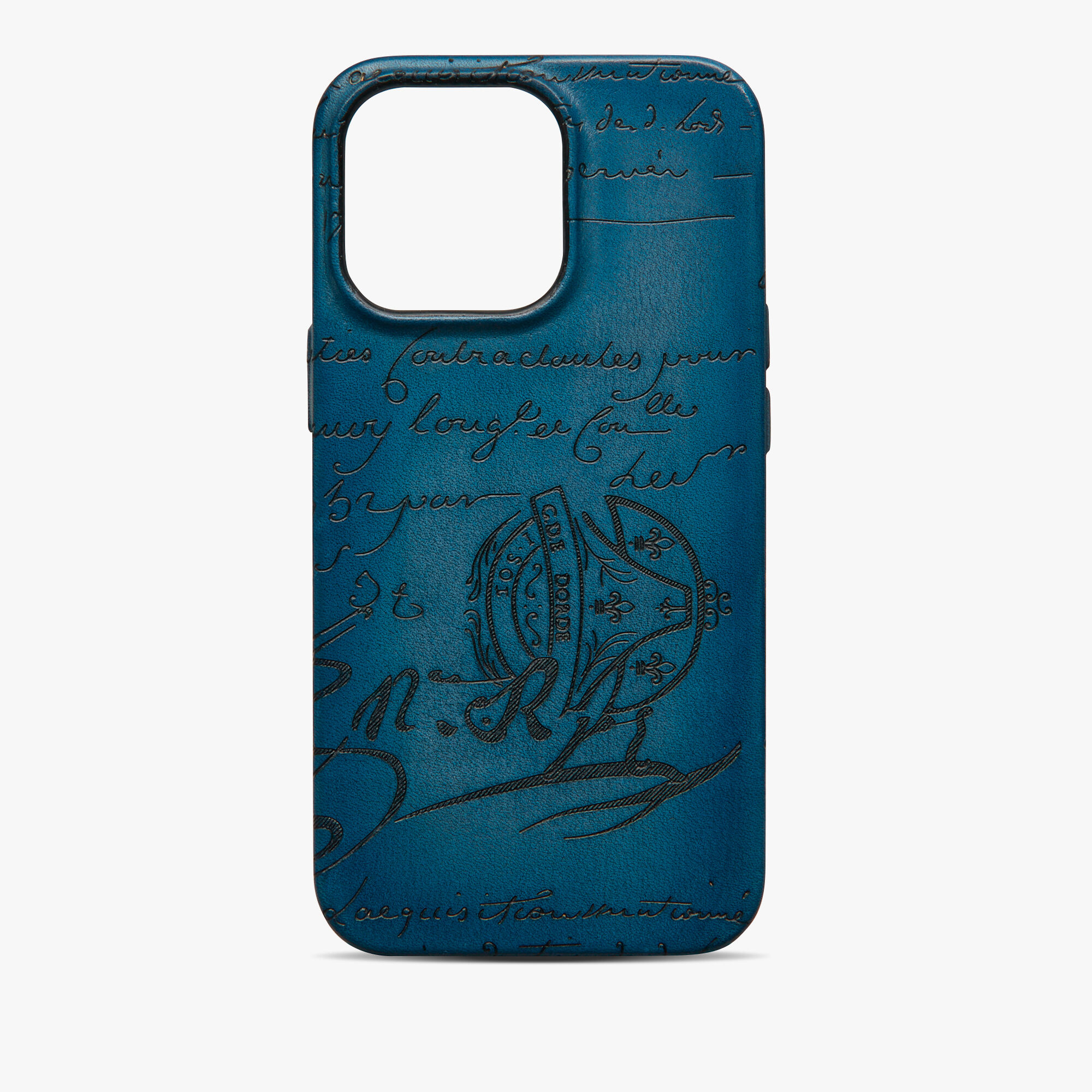 Étui iPhone 14 Pro Max En Cuir Scritto