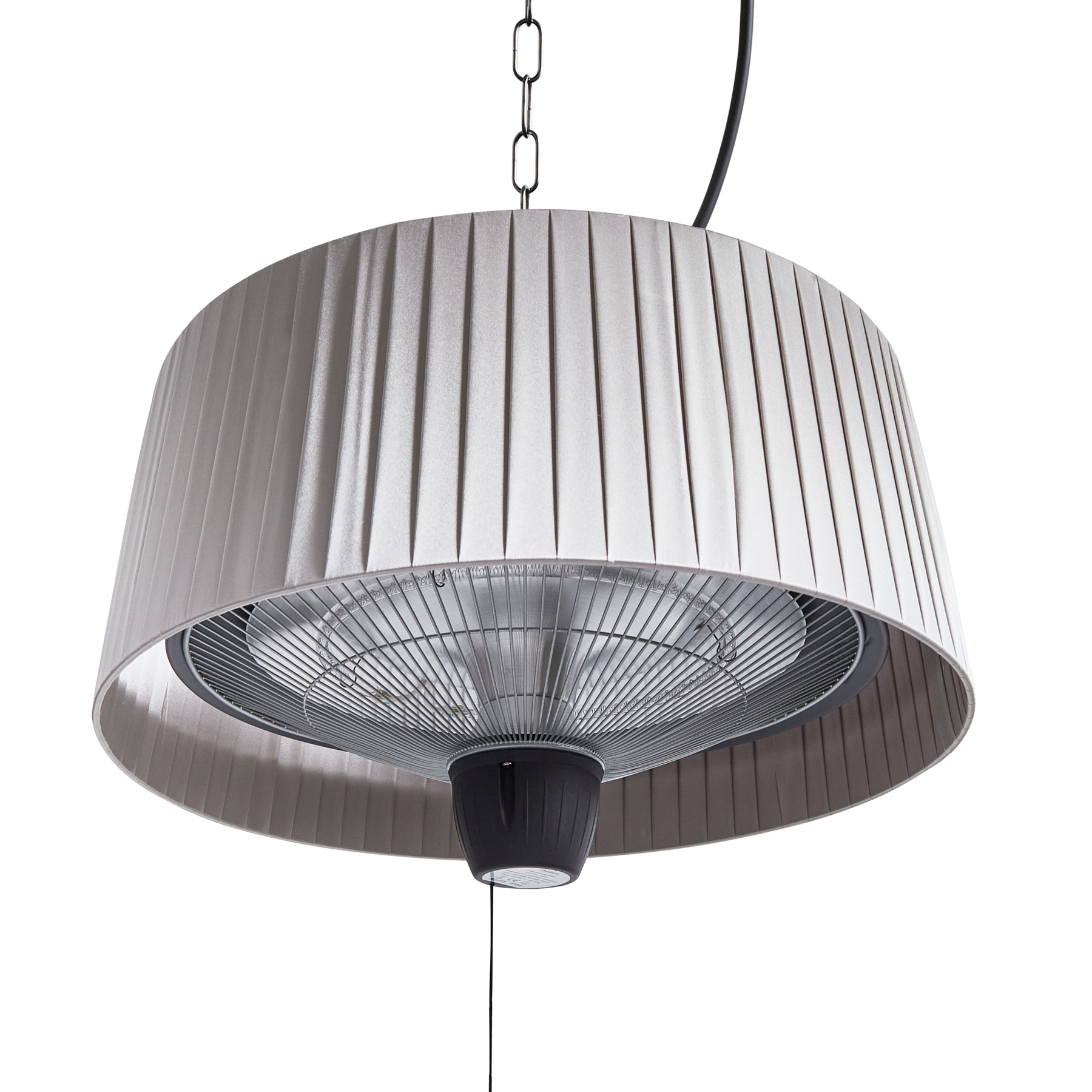 Beliani - ASCEA - Terrasverwarmer - Lichtgrijs - Aluminium
