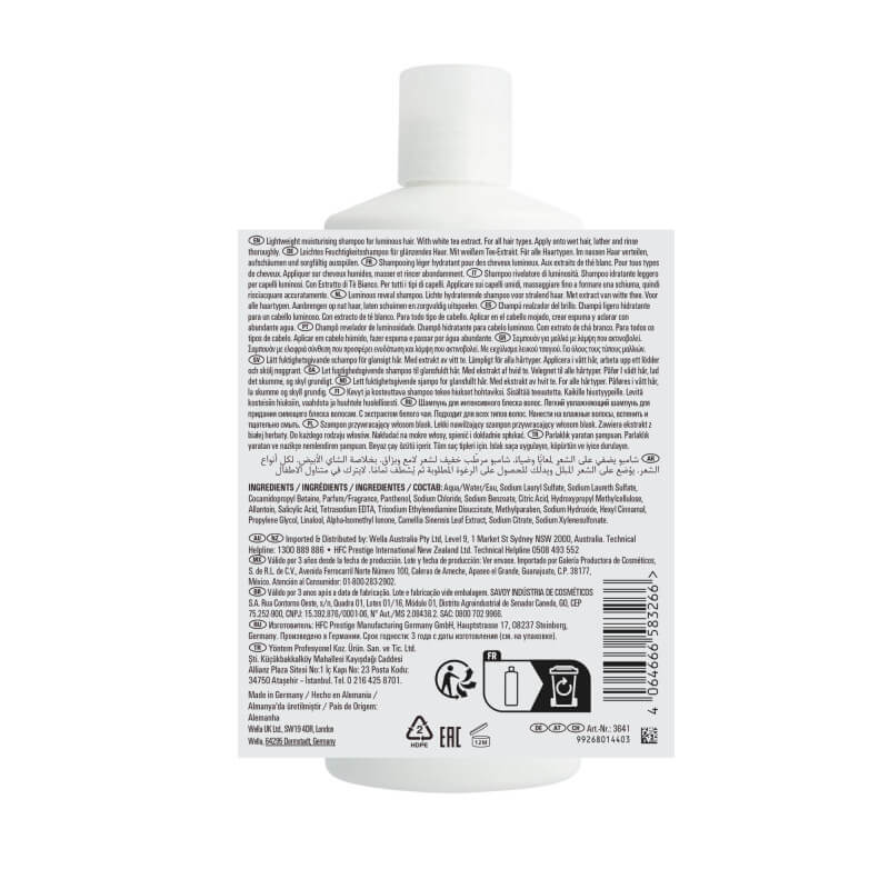 Shampooing brillance Oil Reflections Wella 500ML