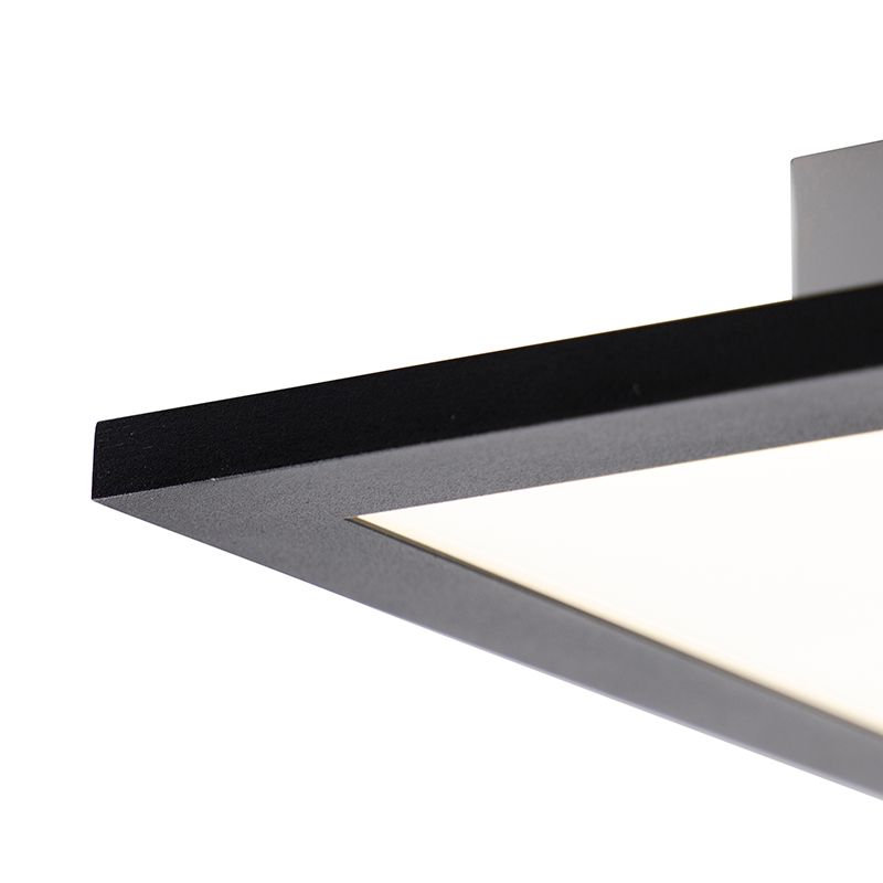 Modern LED paneel zwart 120 cm incl. LED - Liv